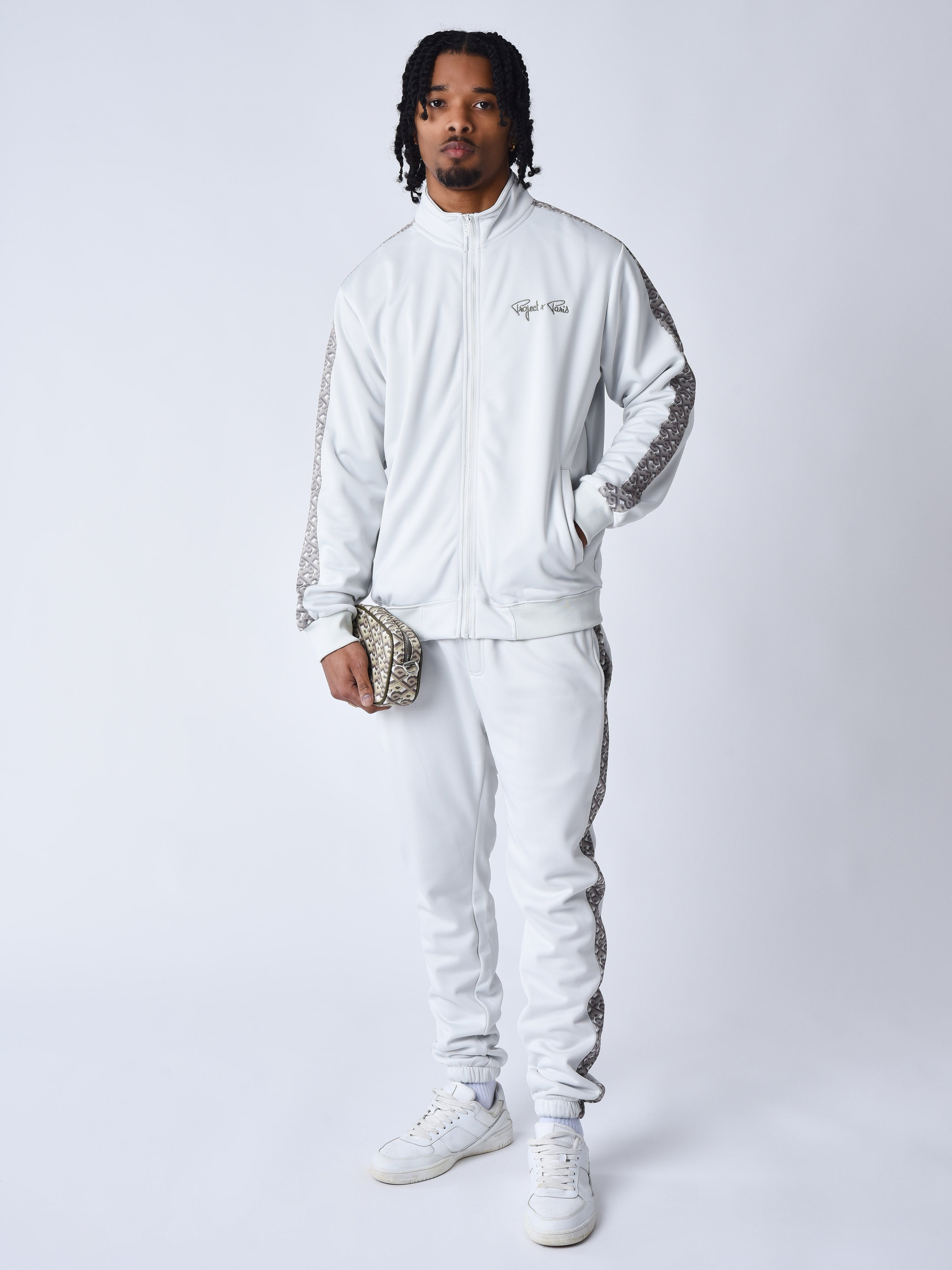 Bas de jogging à bande imprimé