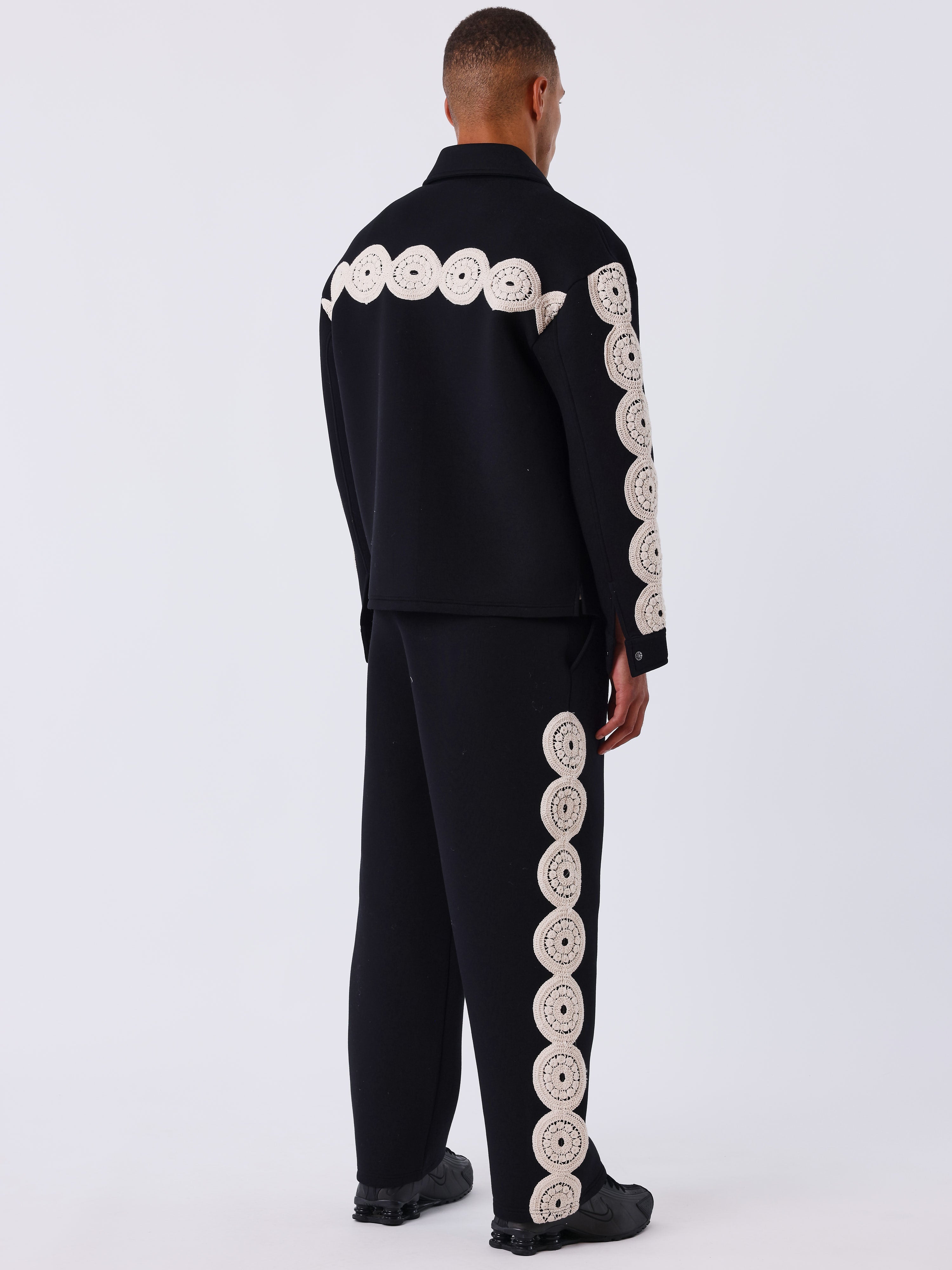 Pantalon droit en néoprène