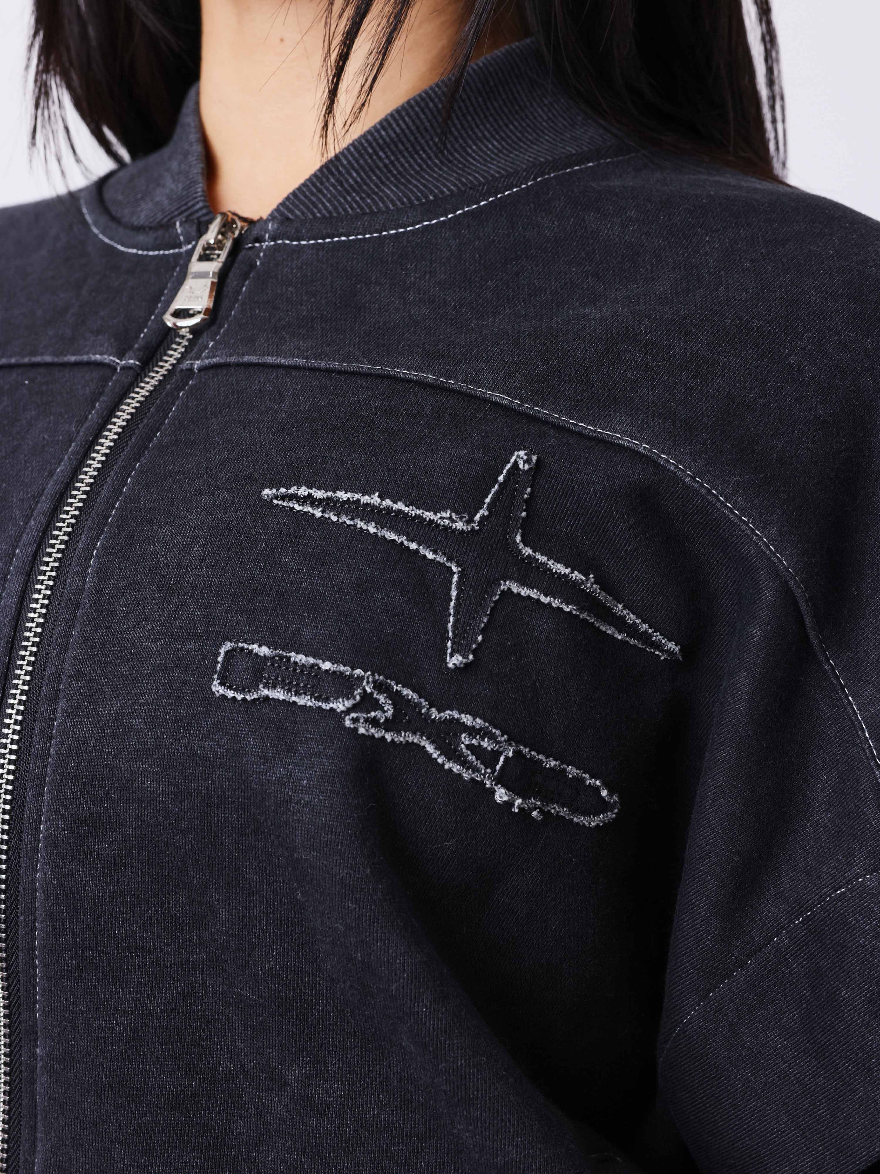 Veste zippée double