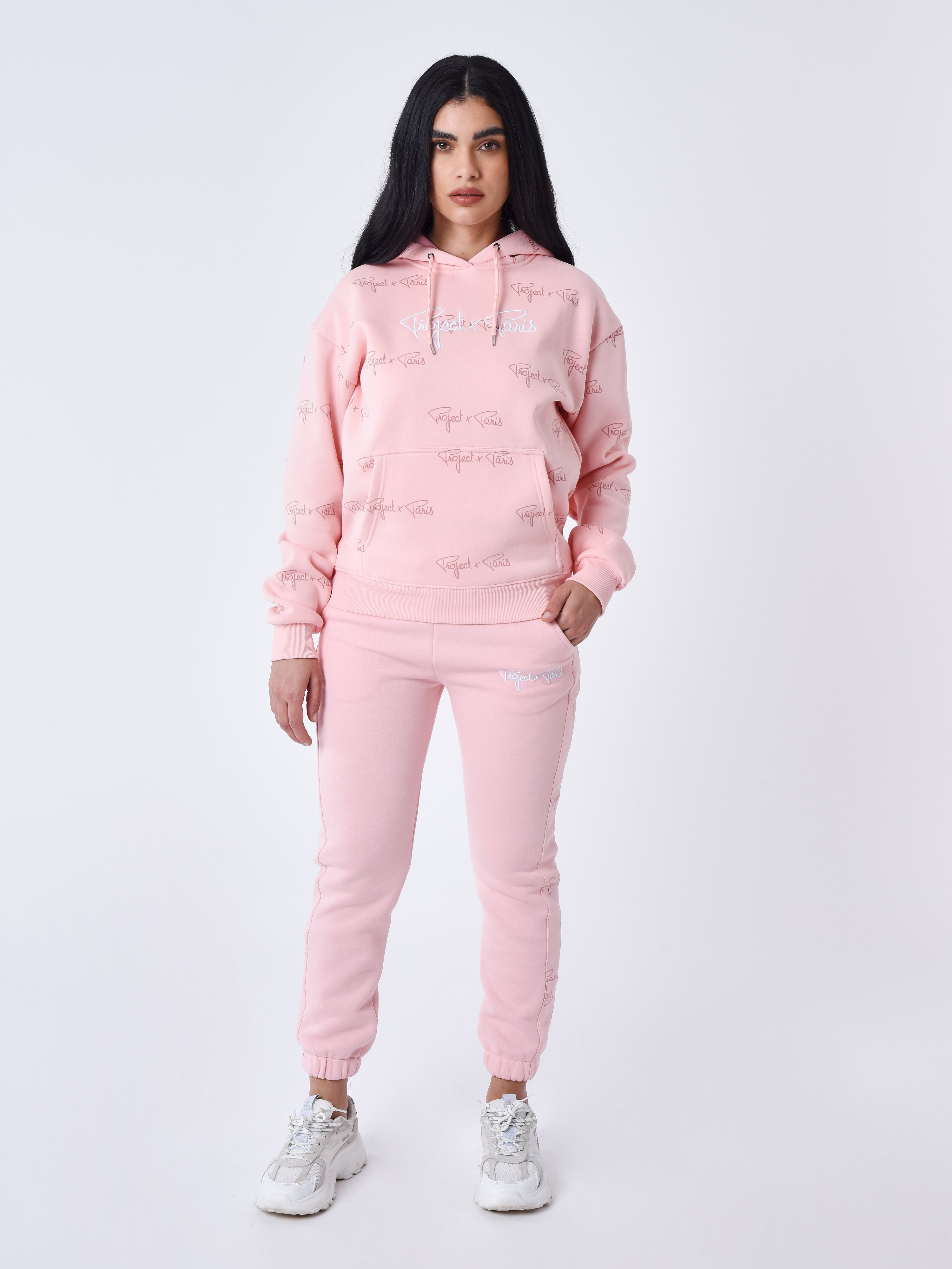 Bas de jogging à bandes all over signature