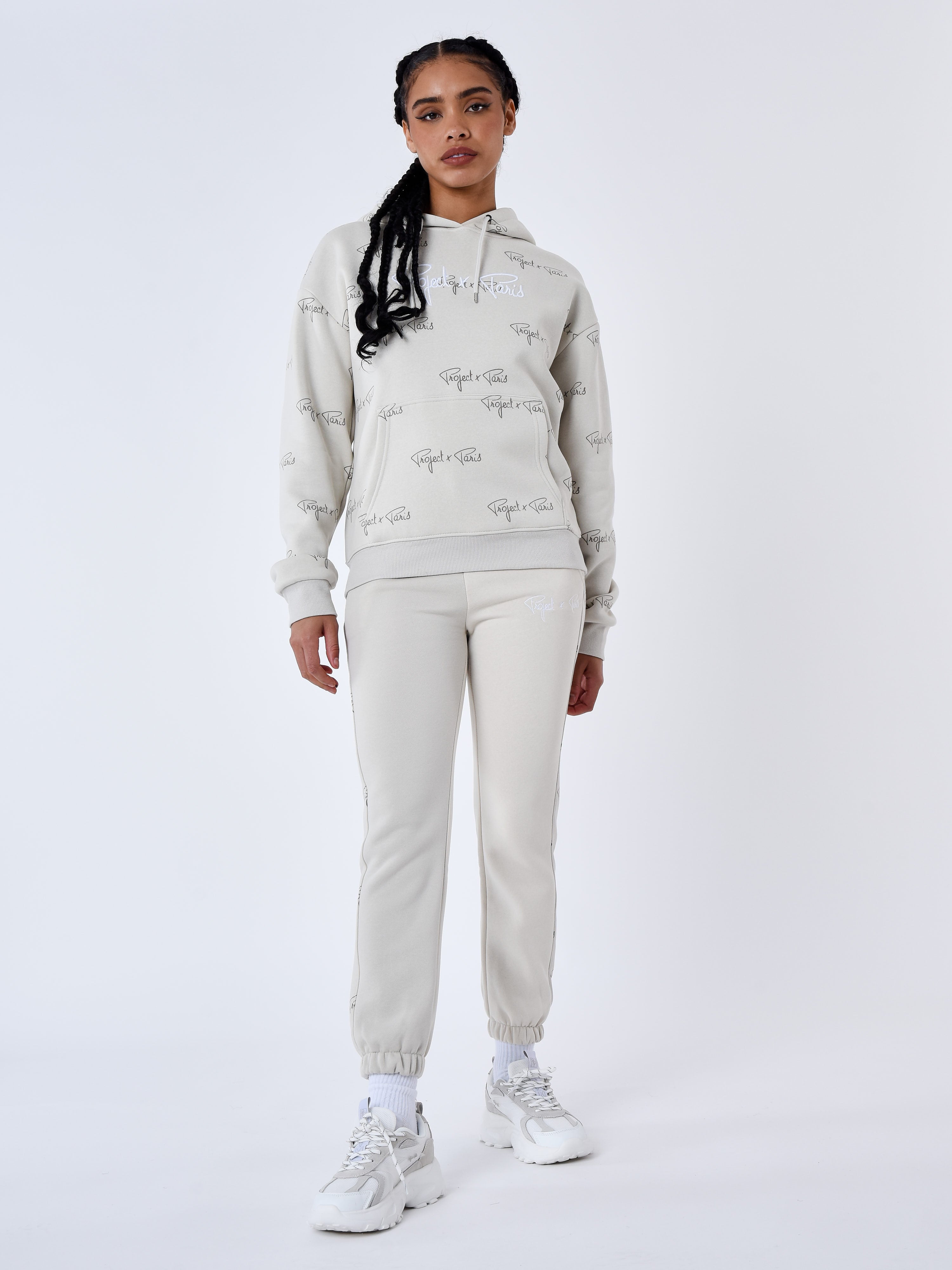 Bas de jogging à bandes all over signature