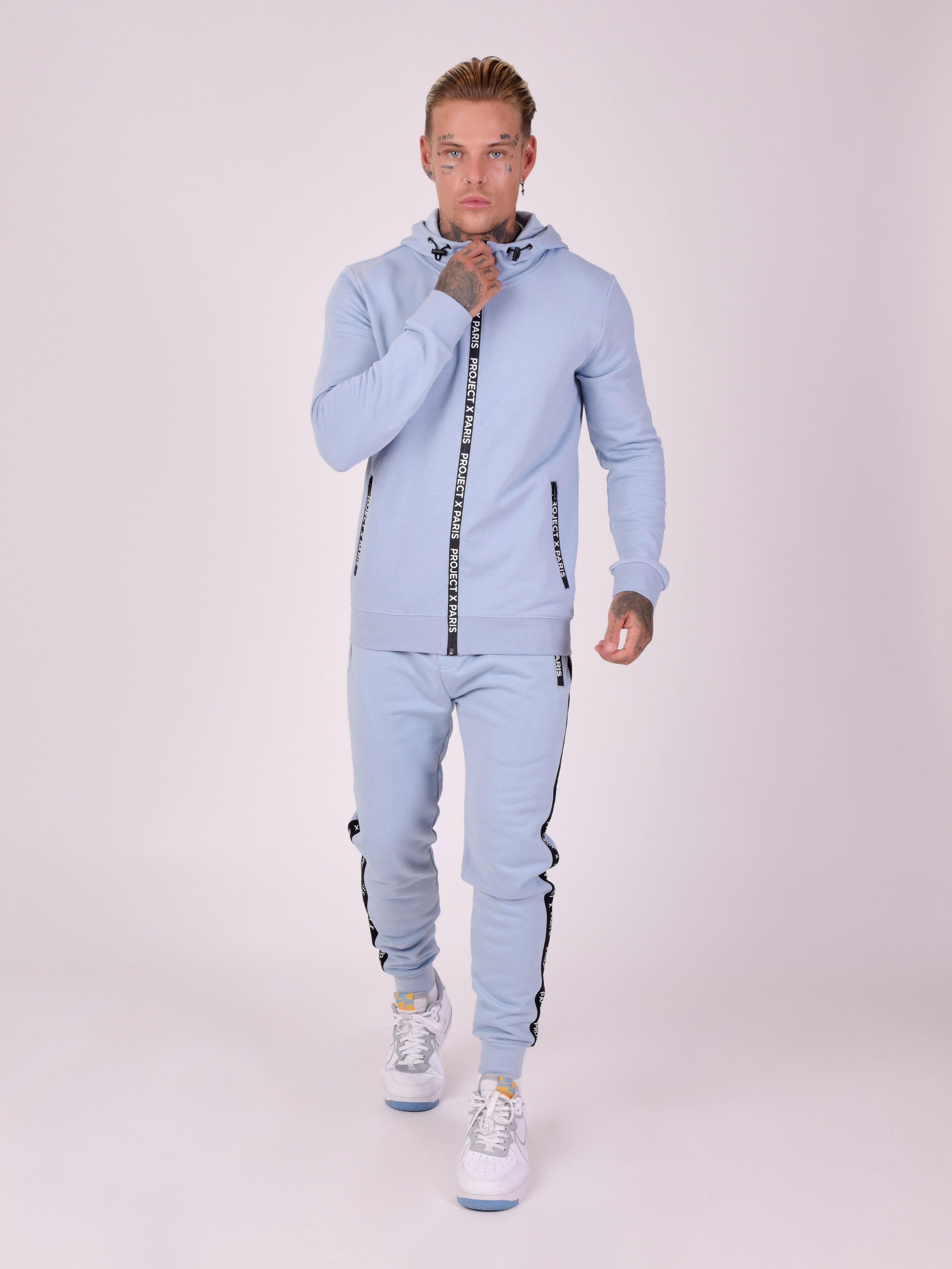 Veste à capuche basic zip logo