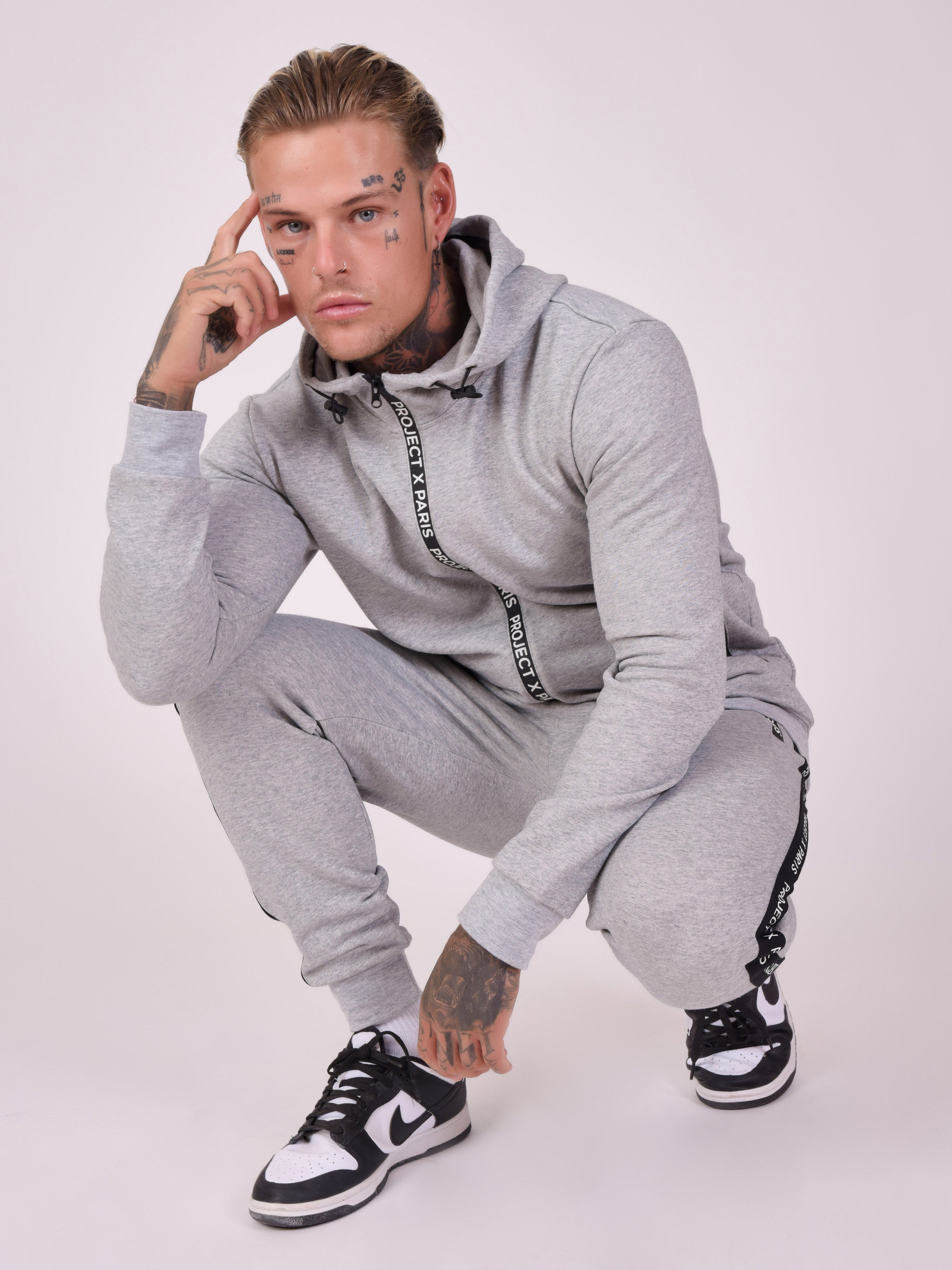 Veste à capuche basic zip logo