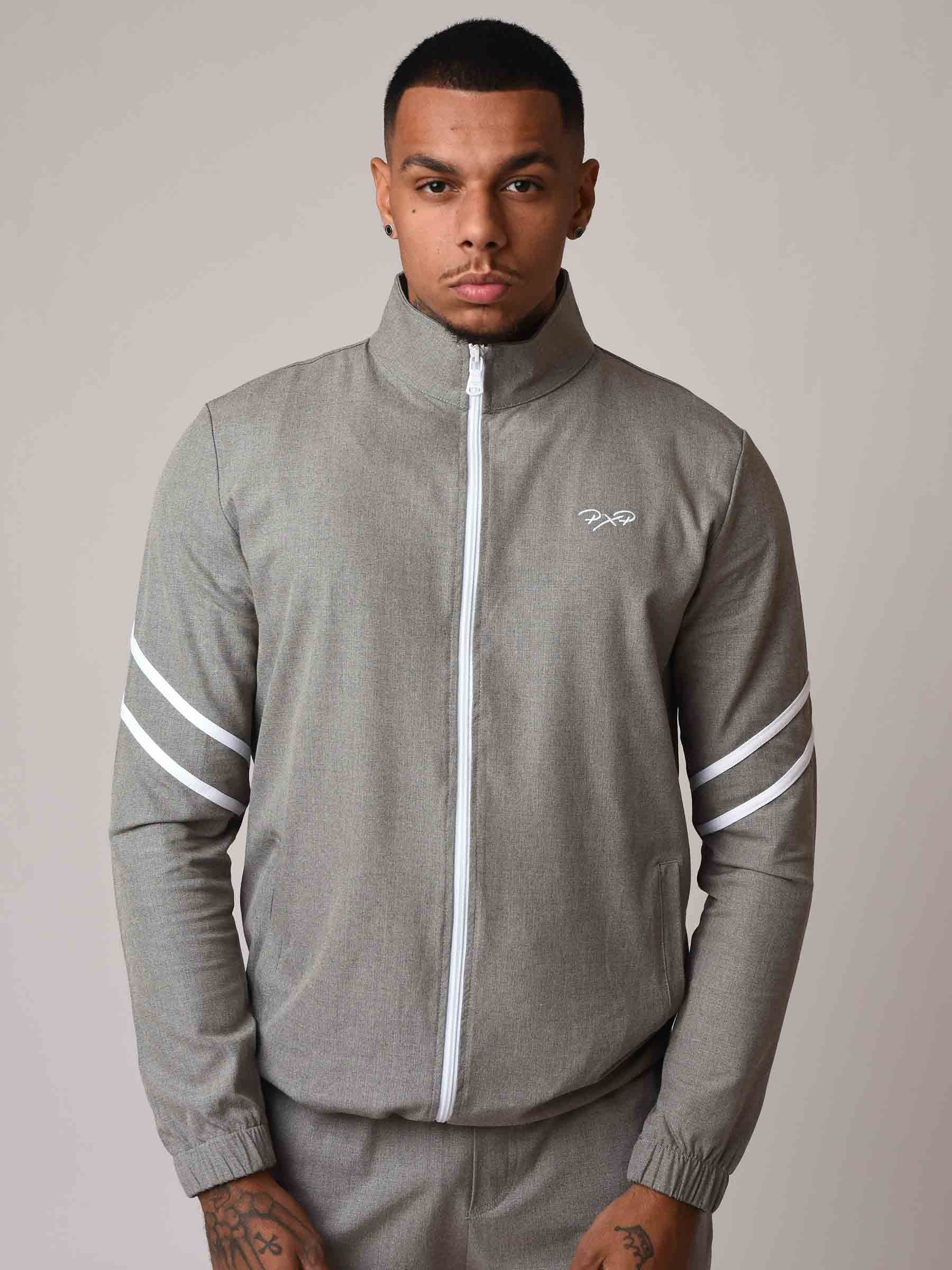 Veste double bande sur les manches