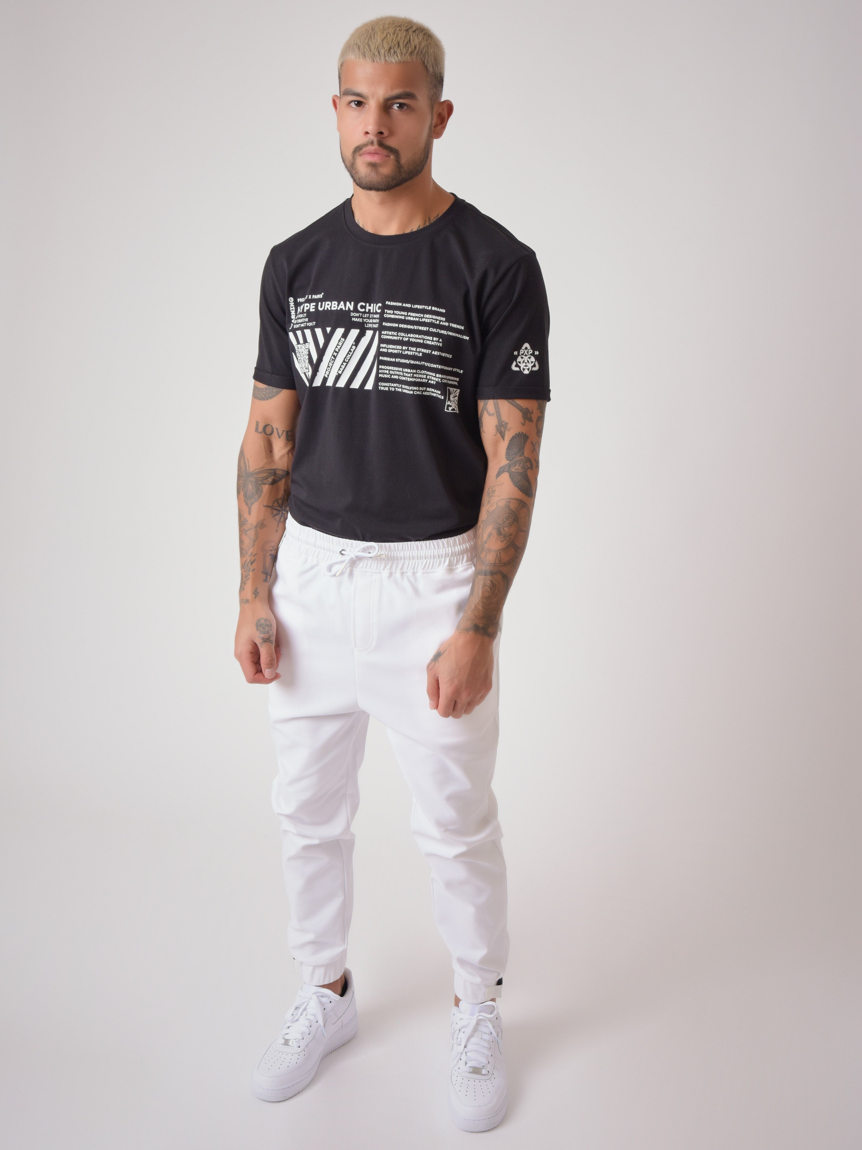 Bas de jogging avec détail clip "Baba Collab"