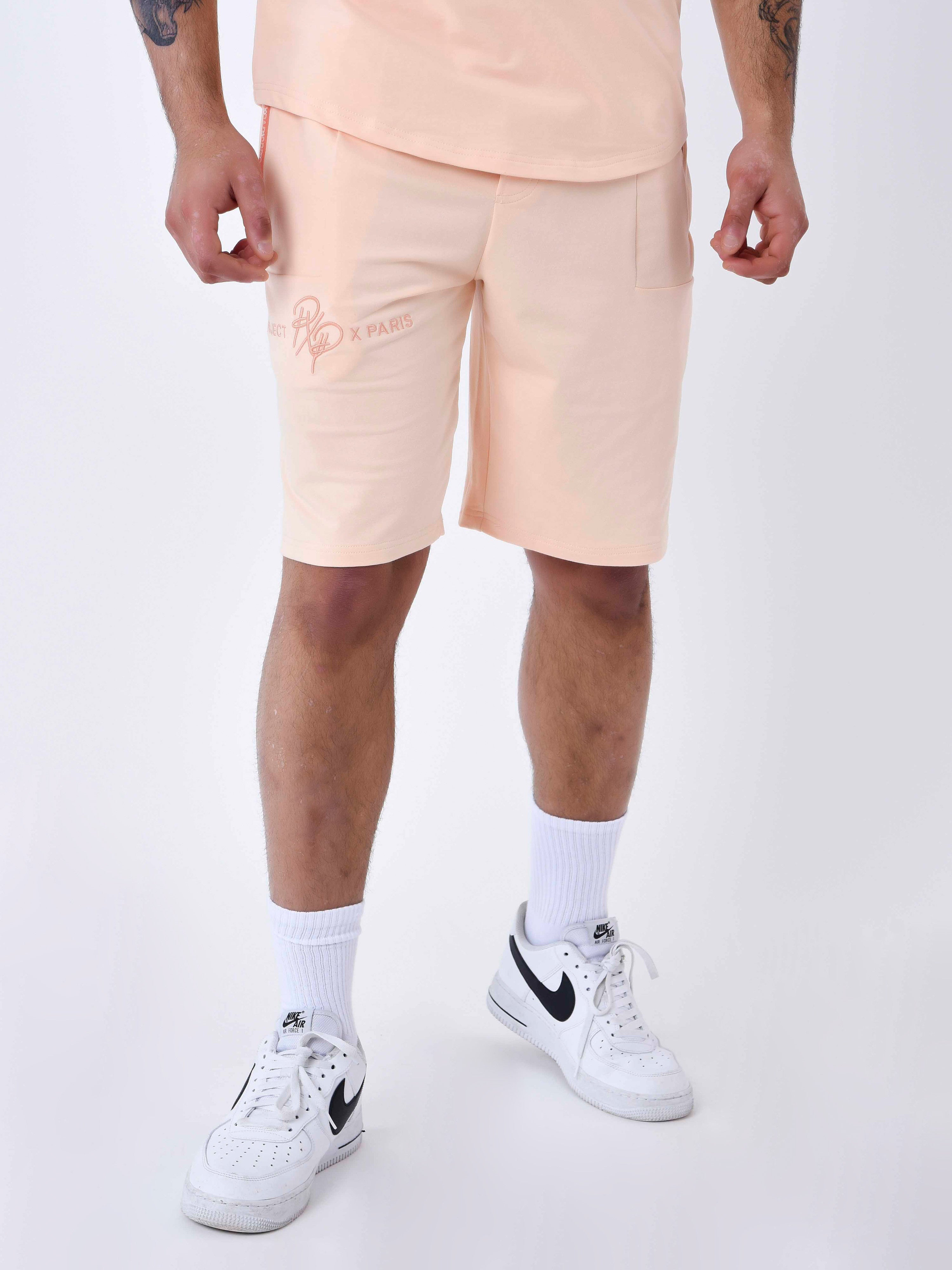 Short uni avec bande logo