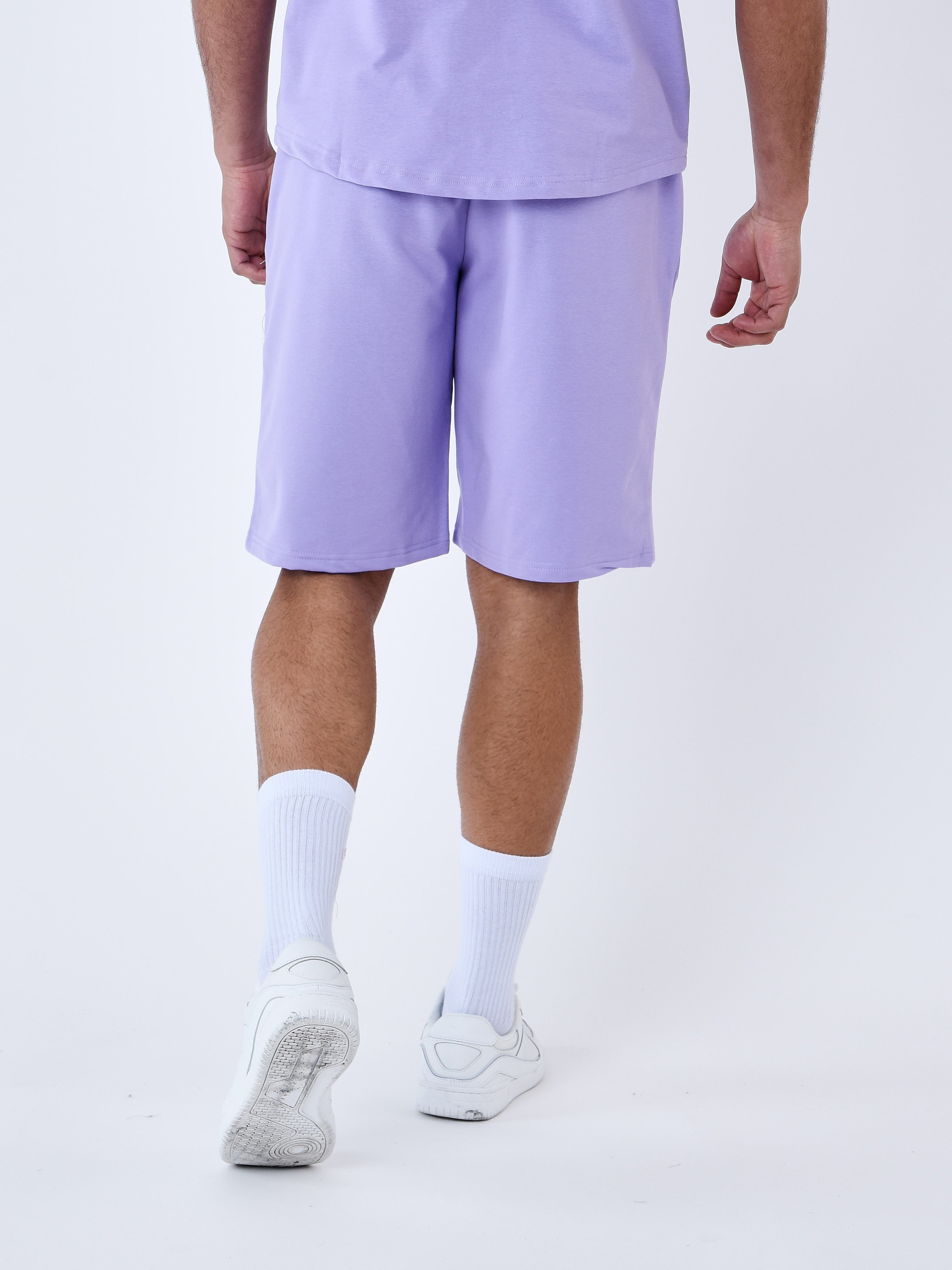 Short uni avec bande logo