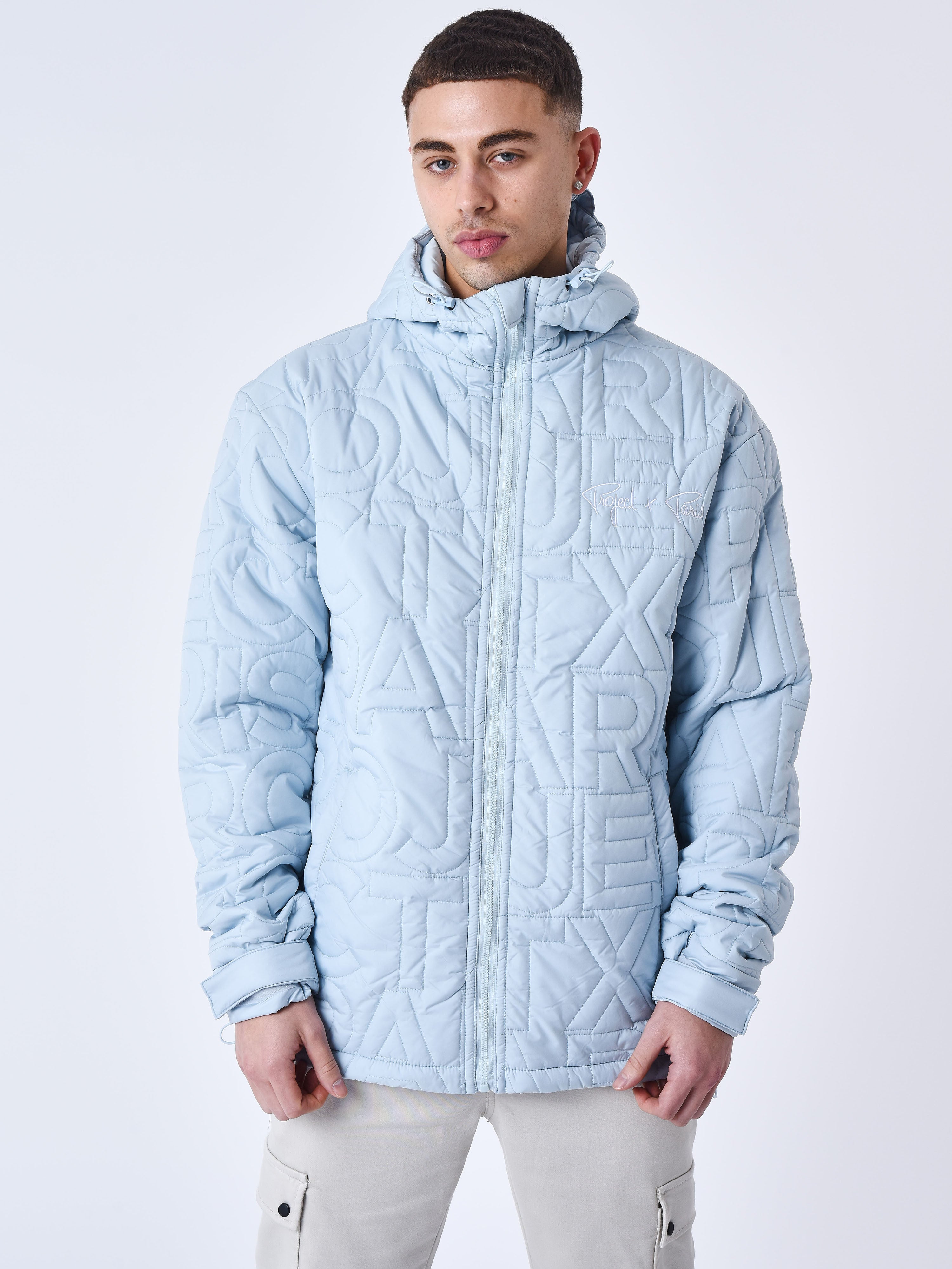 Veste à capuche matelassé