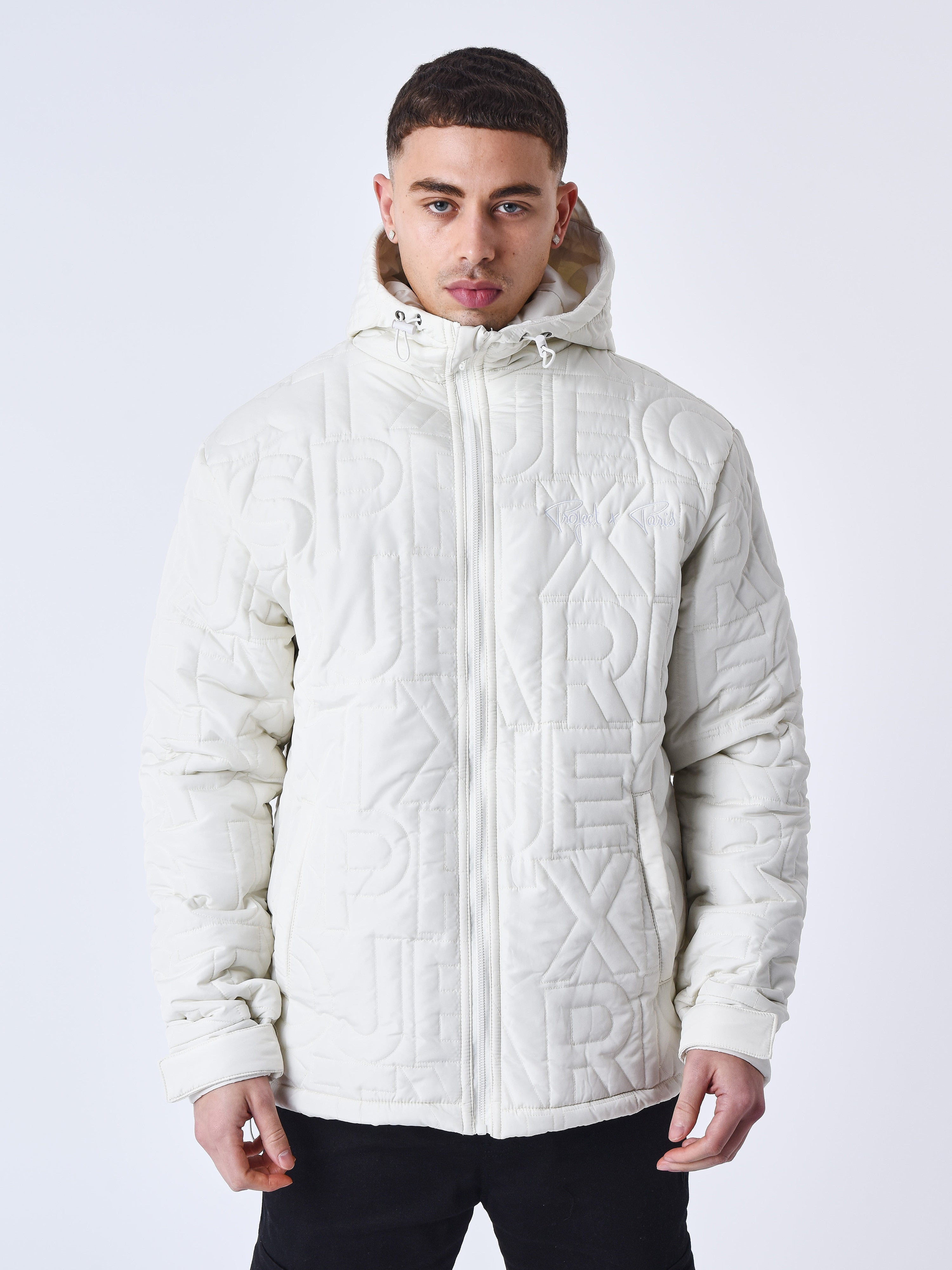 Veste à capuche matelassé