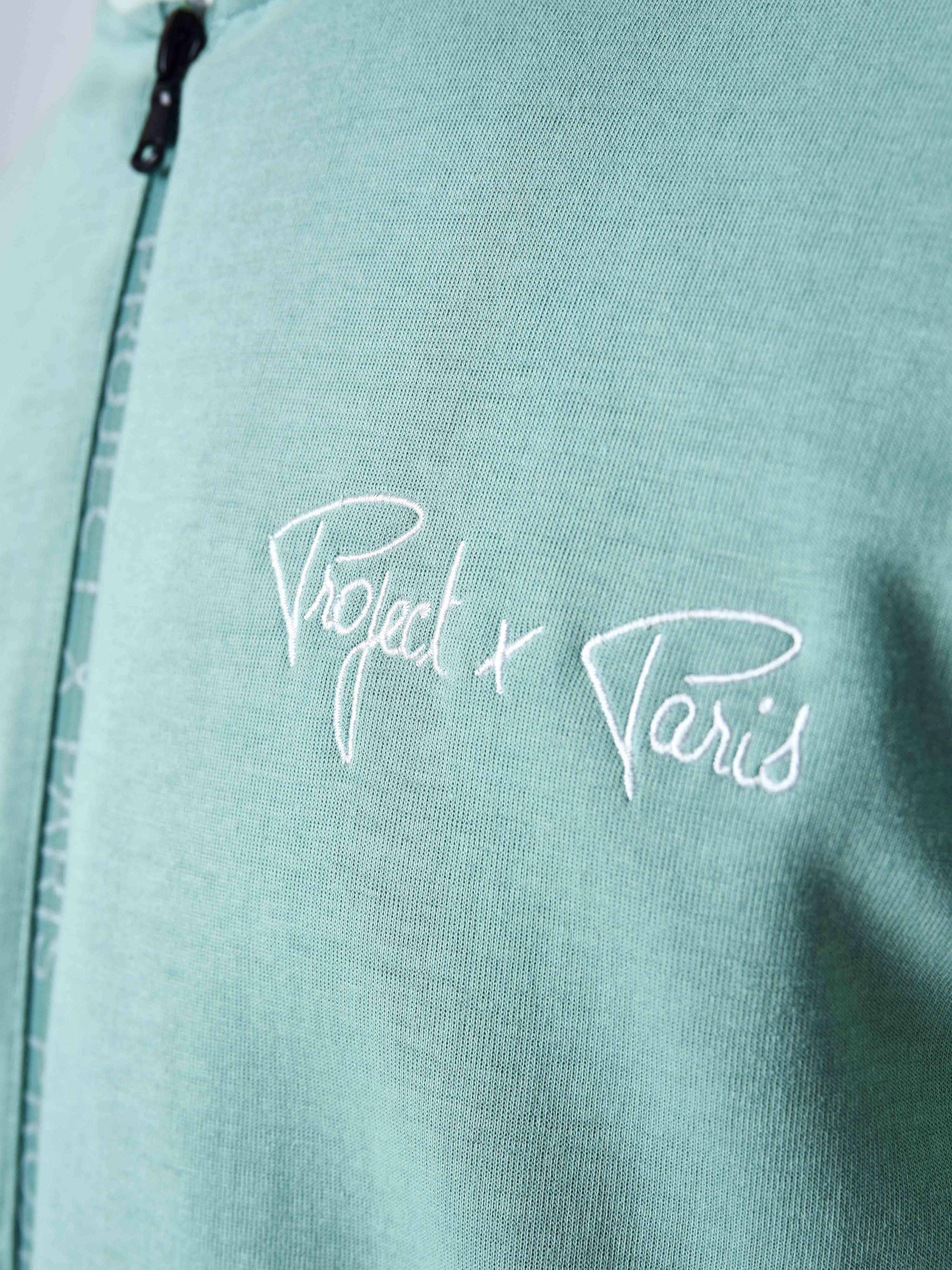 Sweat à Capuche zippé two tone