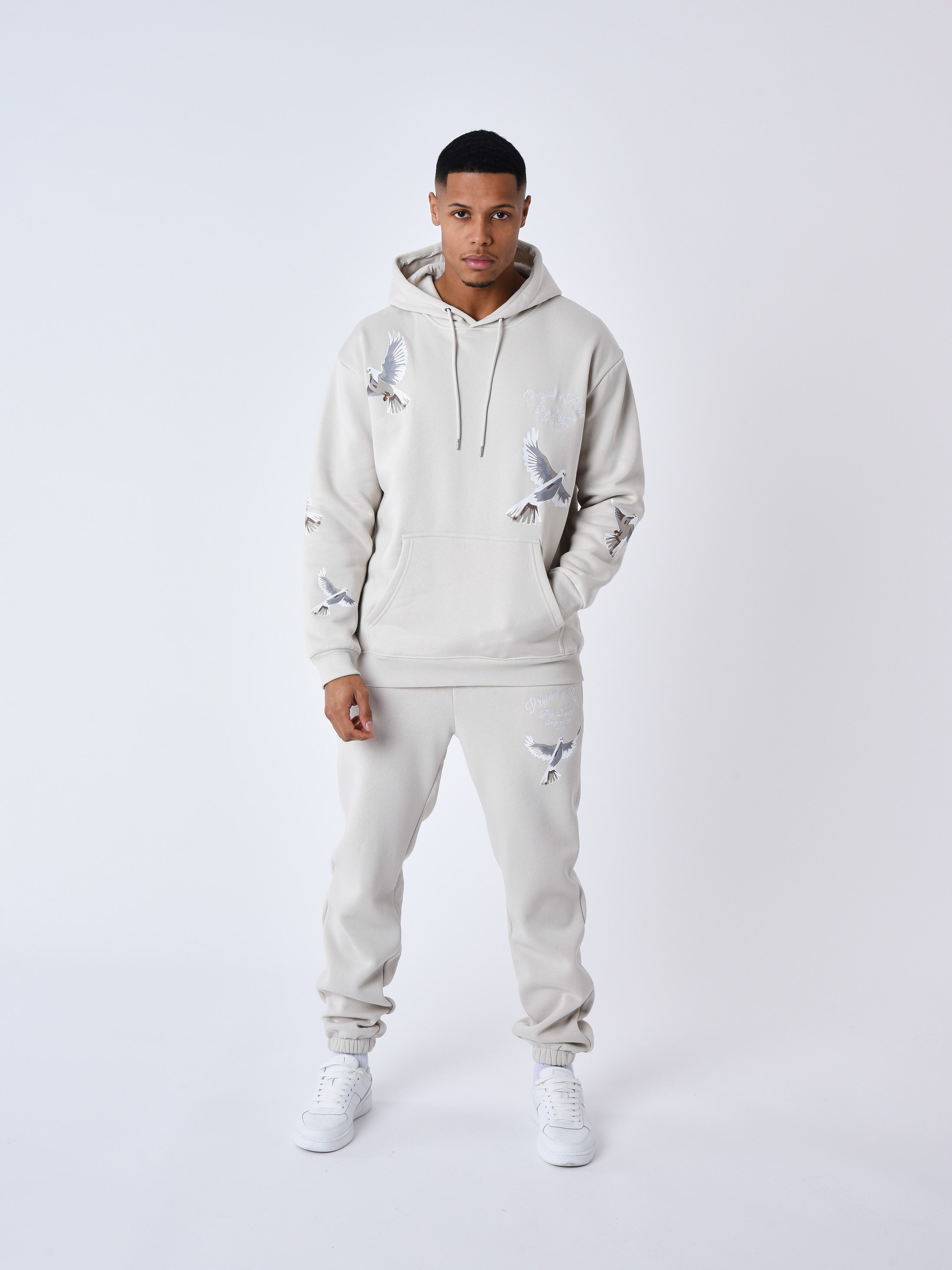 Bas de jogging à motif colombes