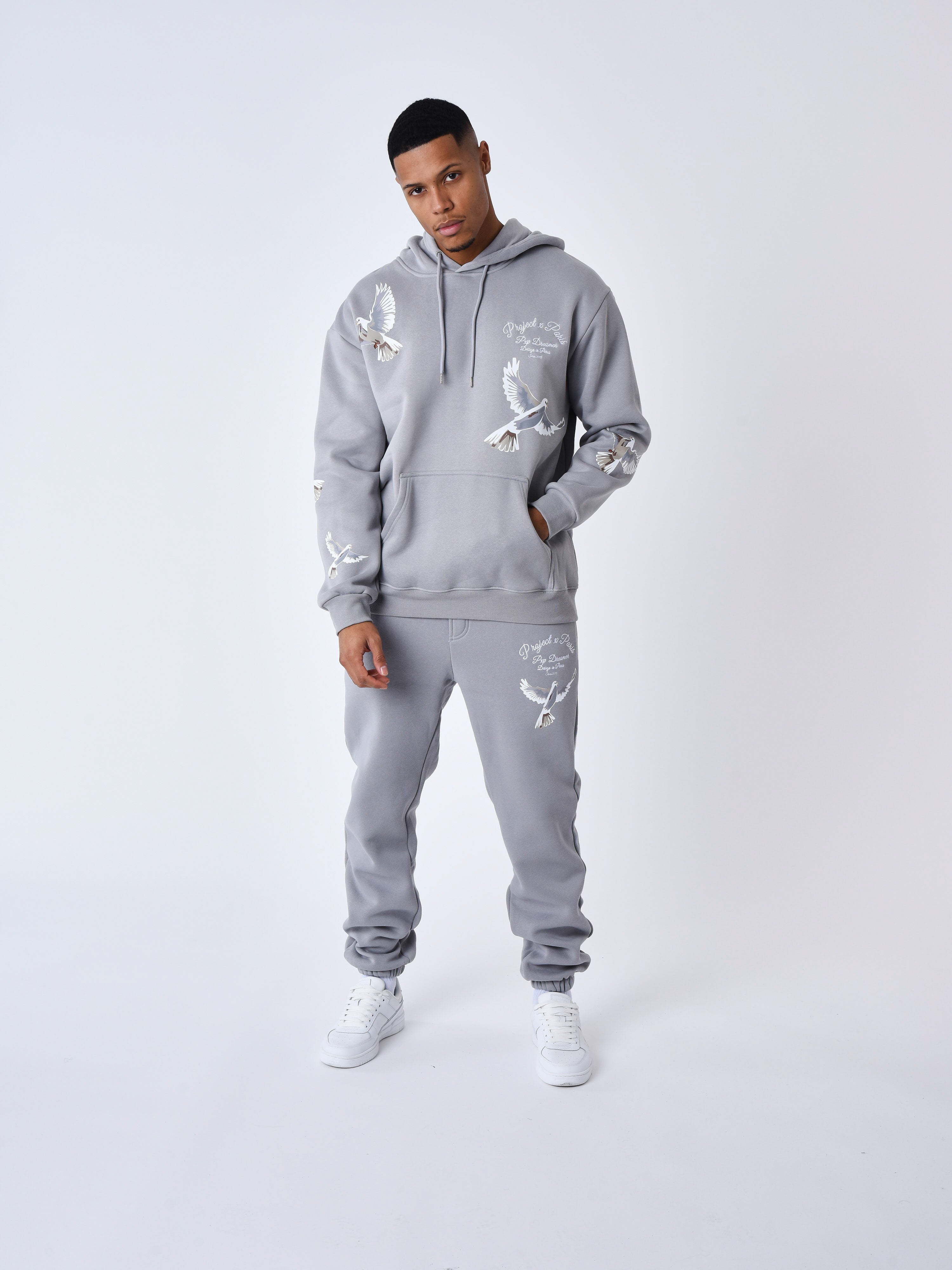 Bas de jogging à motif colombes