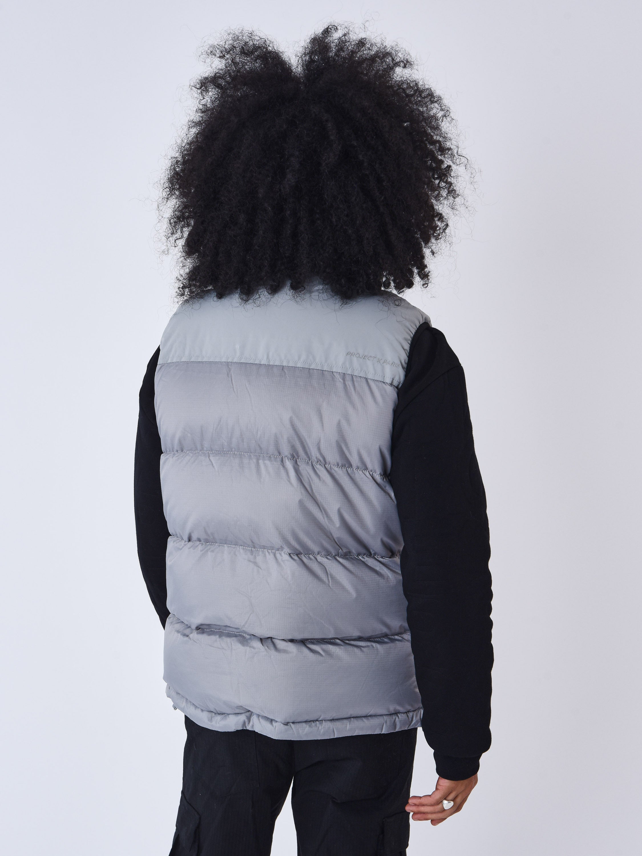 Doudoune sans manches à empiècement