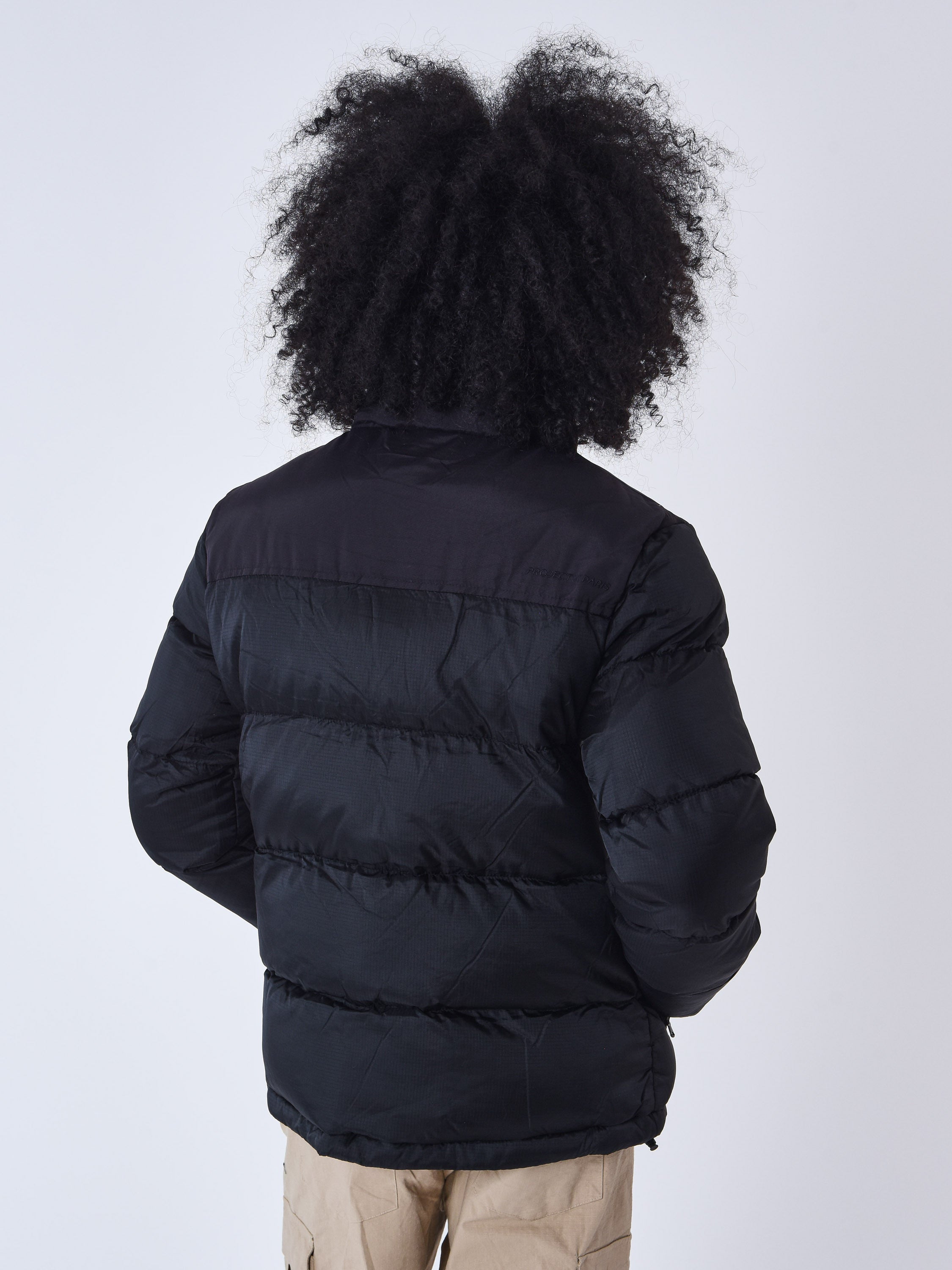 Doudoune à empiècement