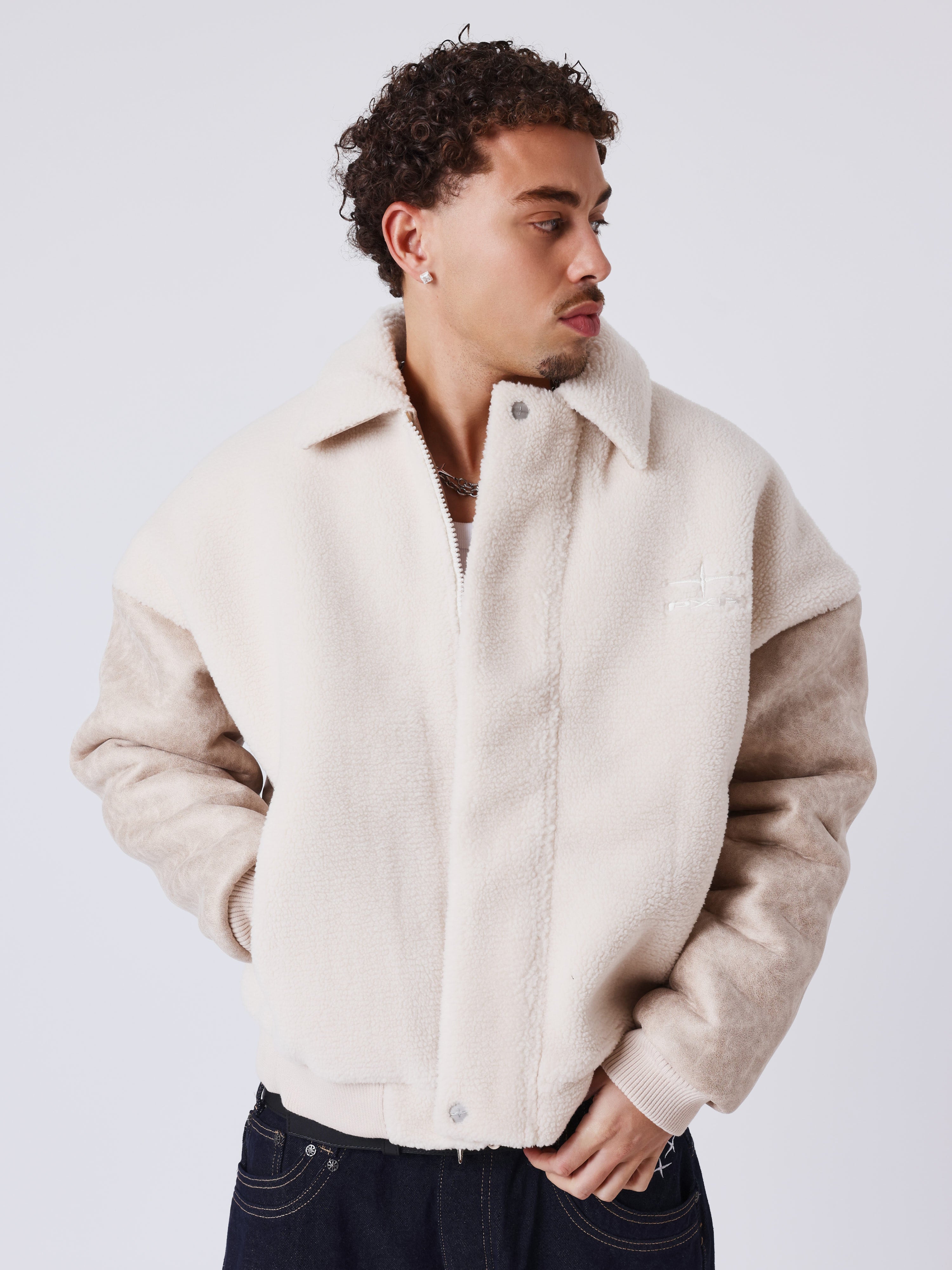 Veste sherpa bi-matière PXP