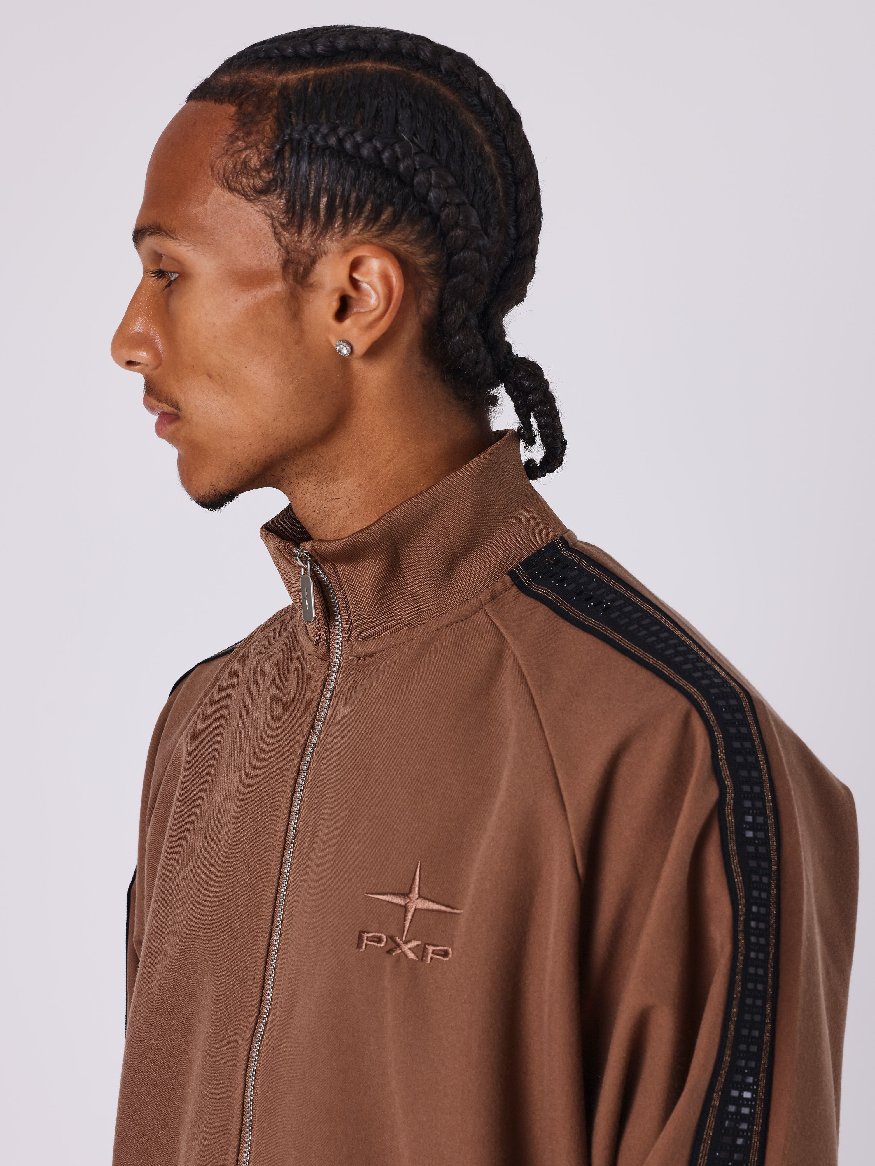 Veste zippée espresso