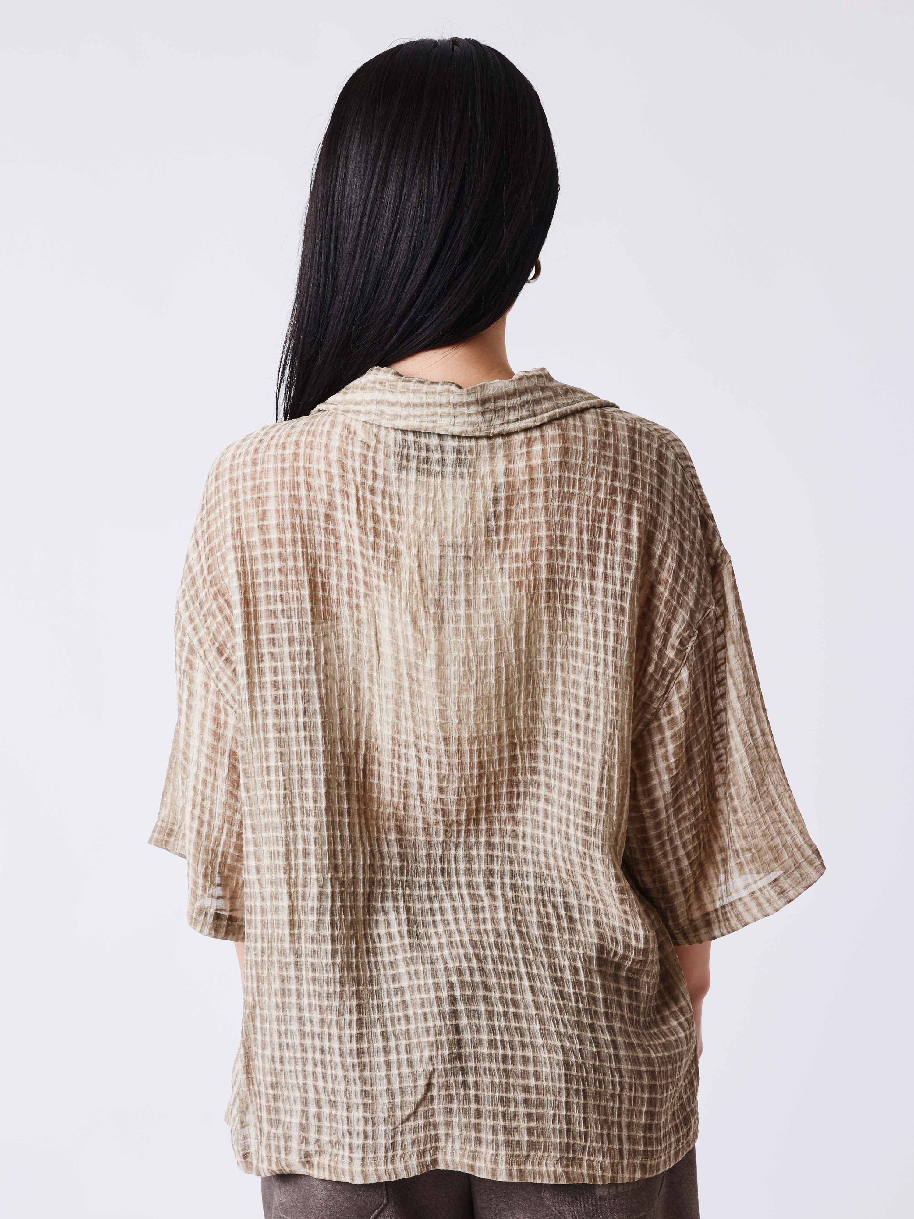 Chemise manches courtes Illusion