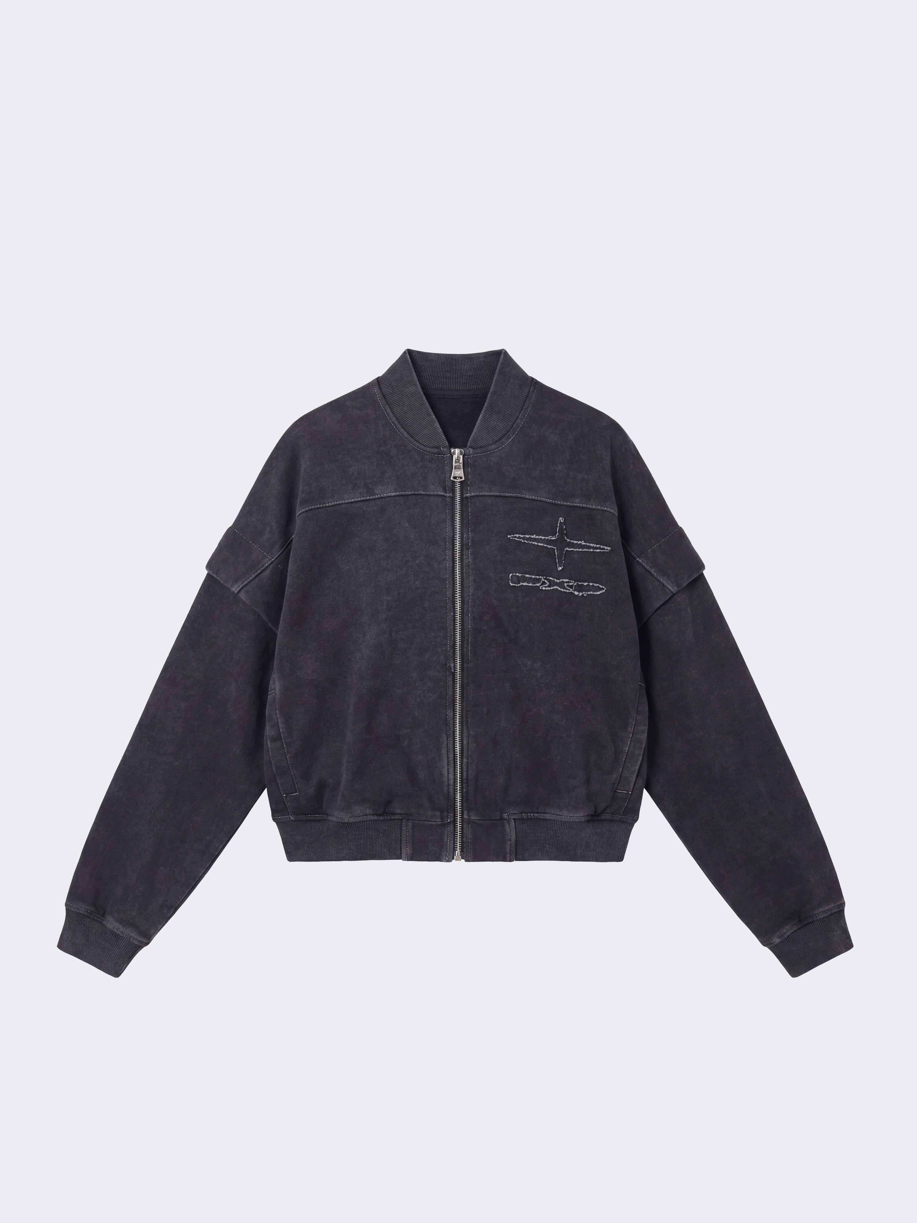 Veste zippée double