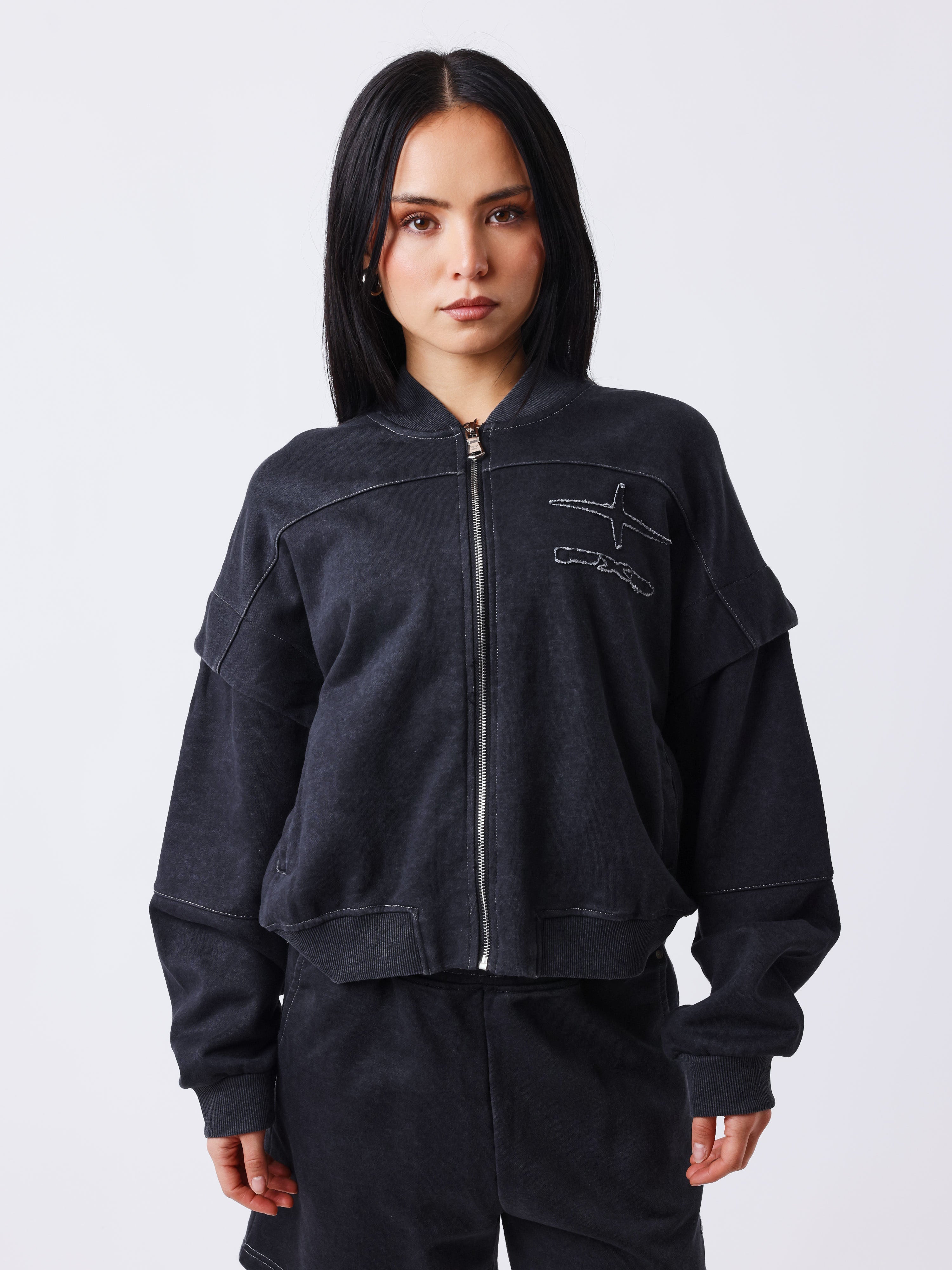 Veste zippée double