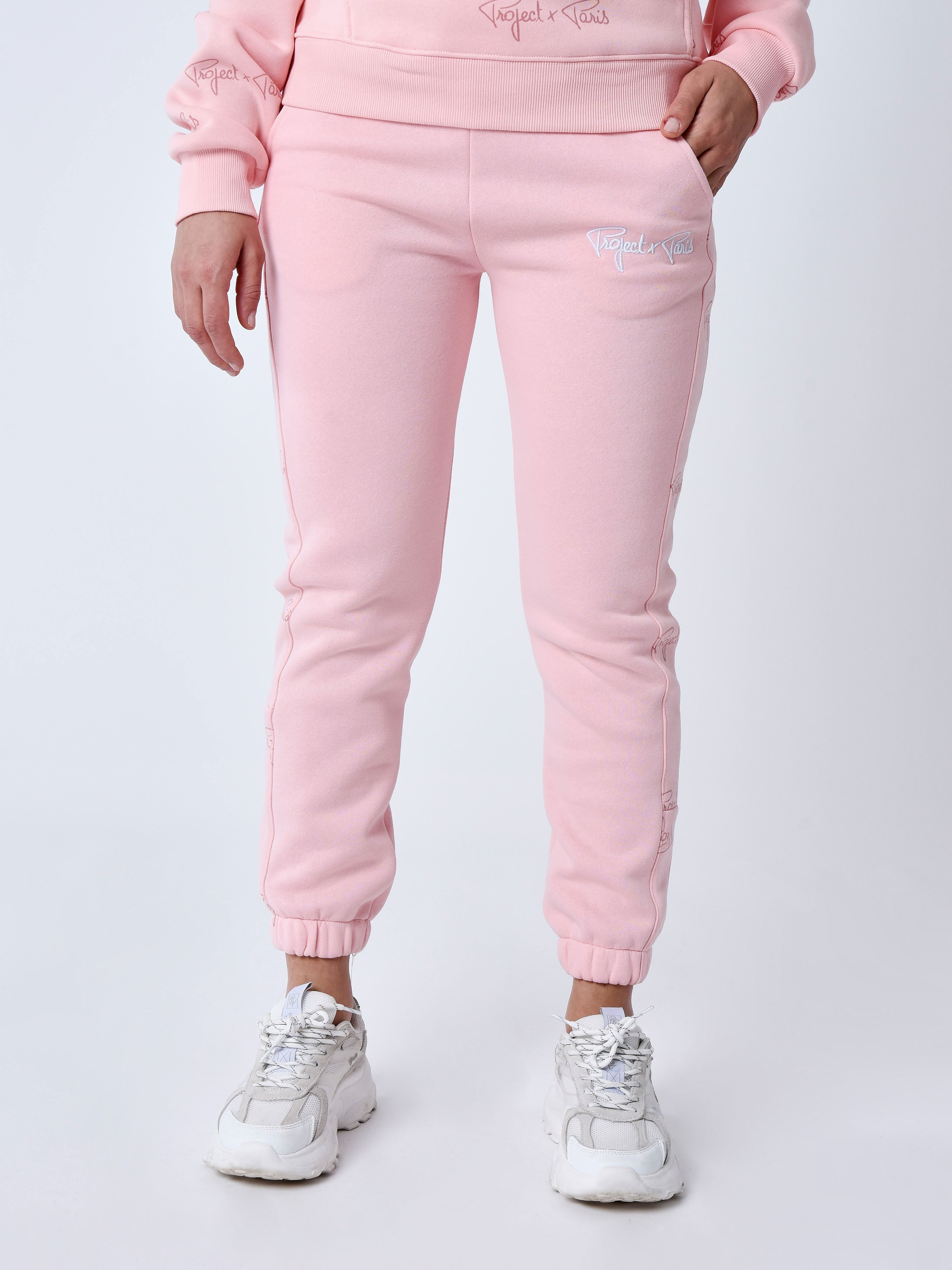 Bas de jogging à bandes all over signature