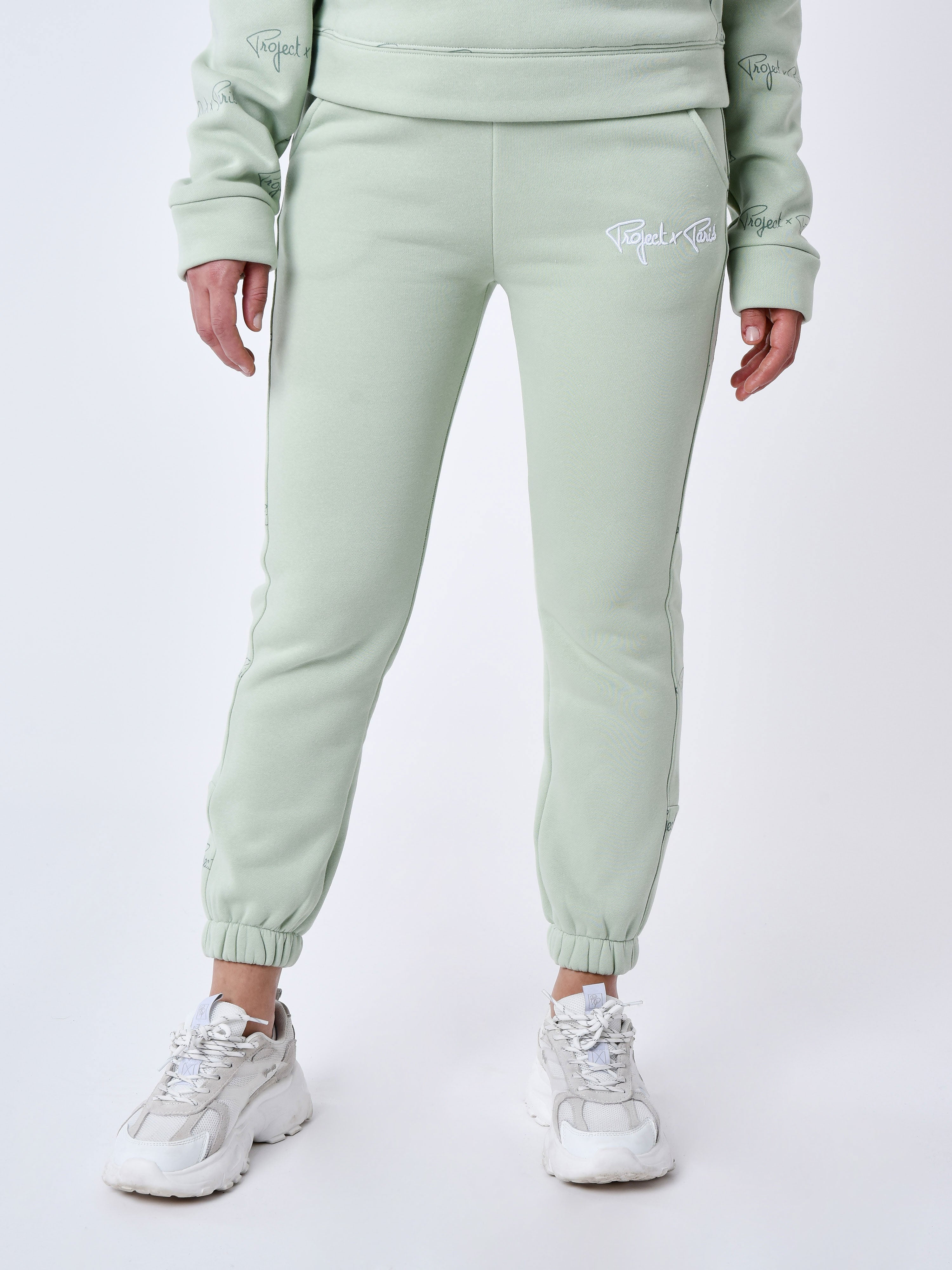 Bas de jogging à bandes all over signature