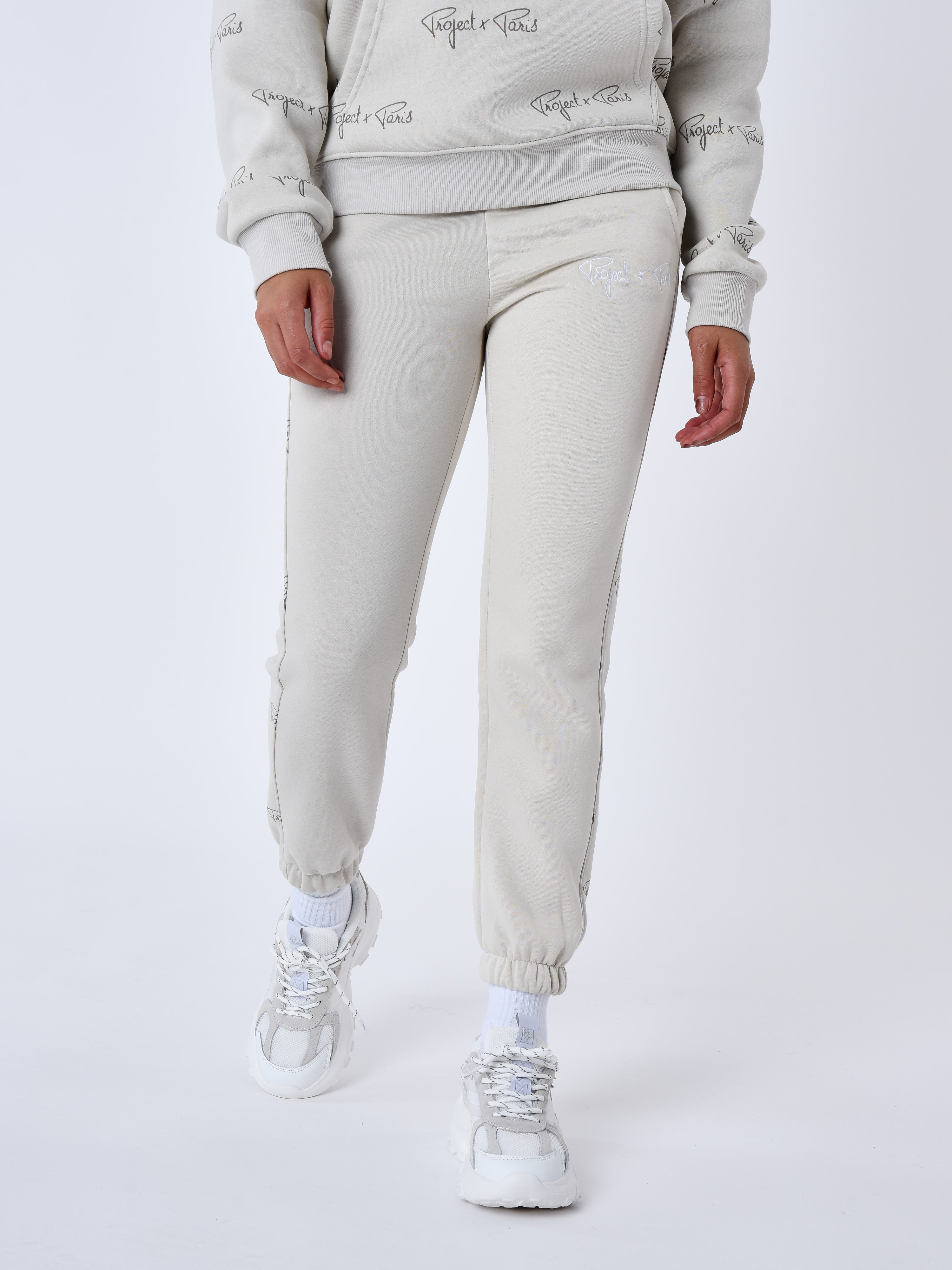 Bas de jogging à bandes all over signature