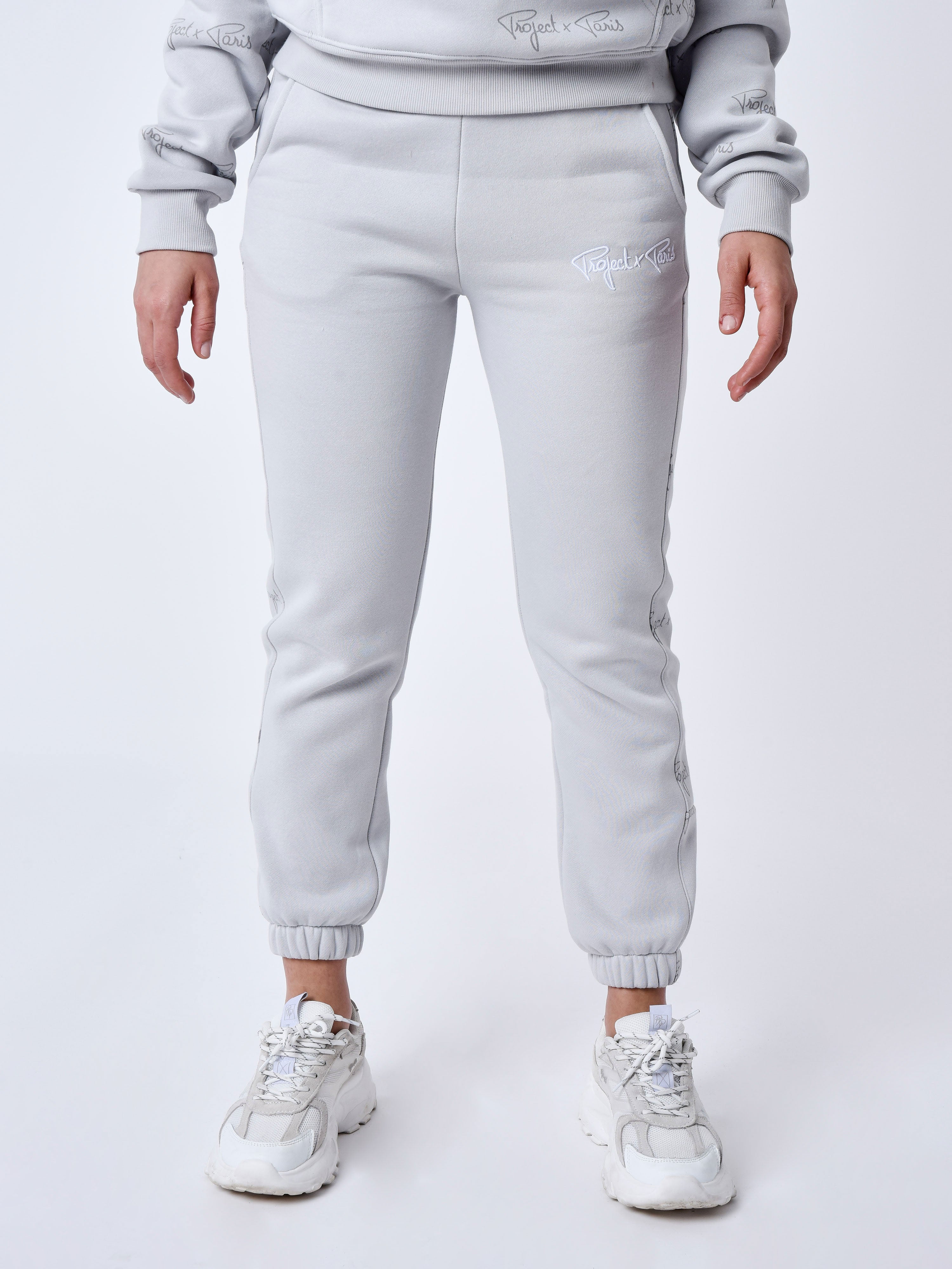 Bas de jogging à bandes all over signature