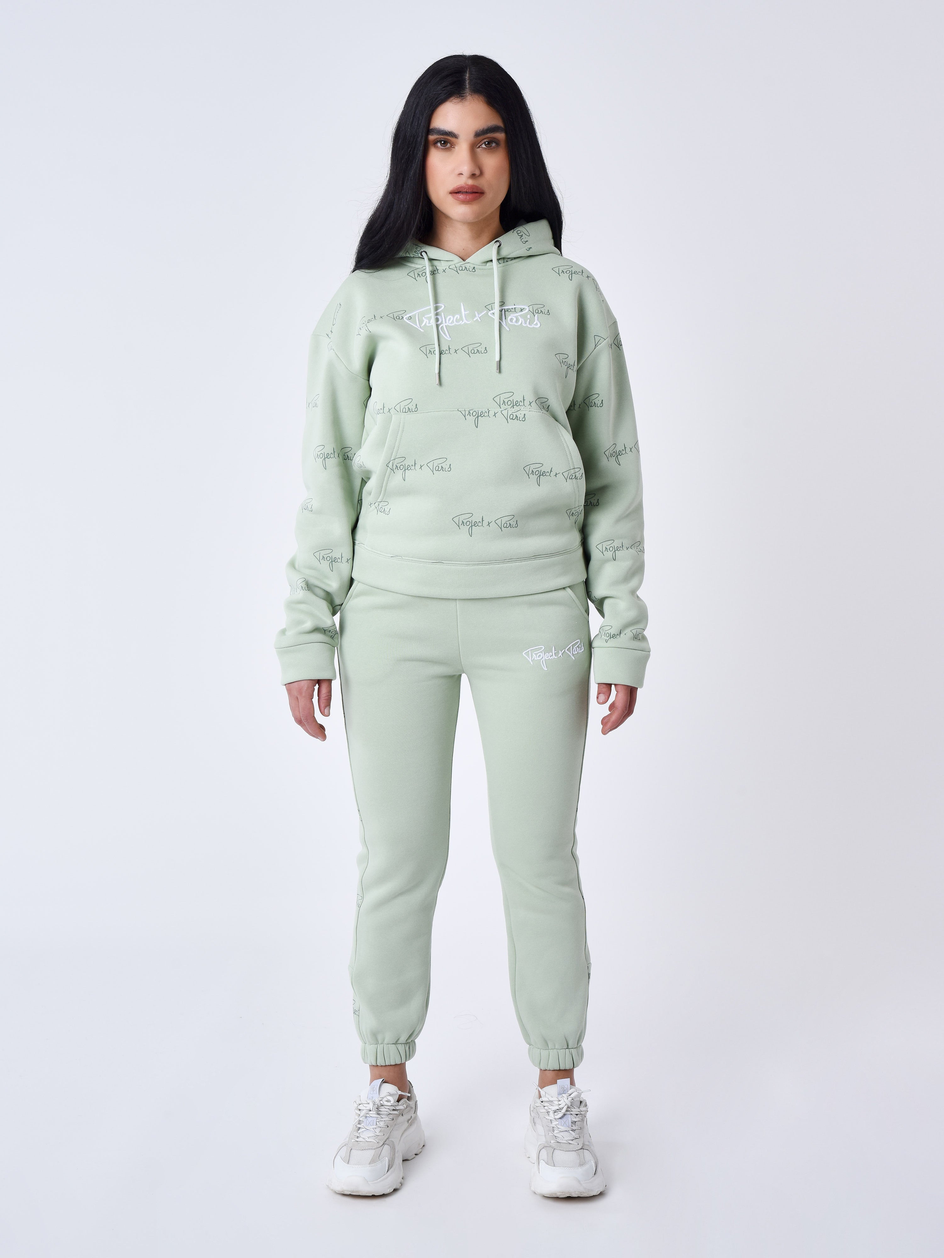 Bas de jogging à bandes all over signature