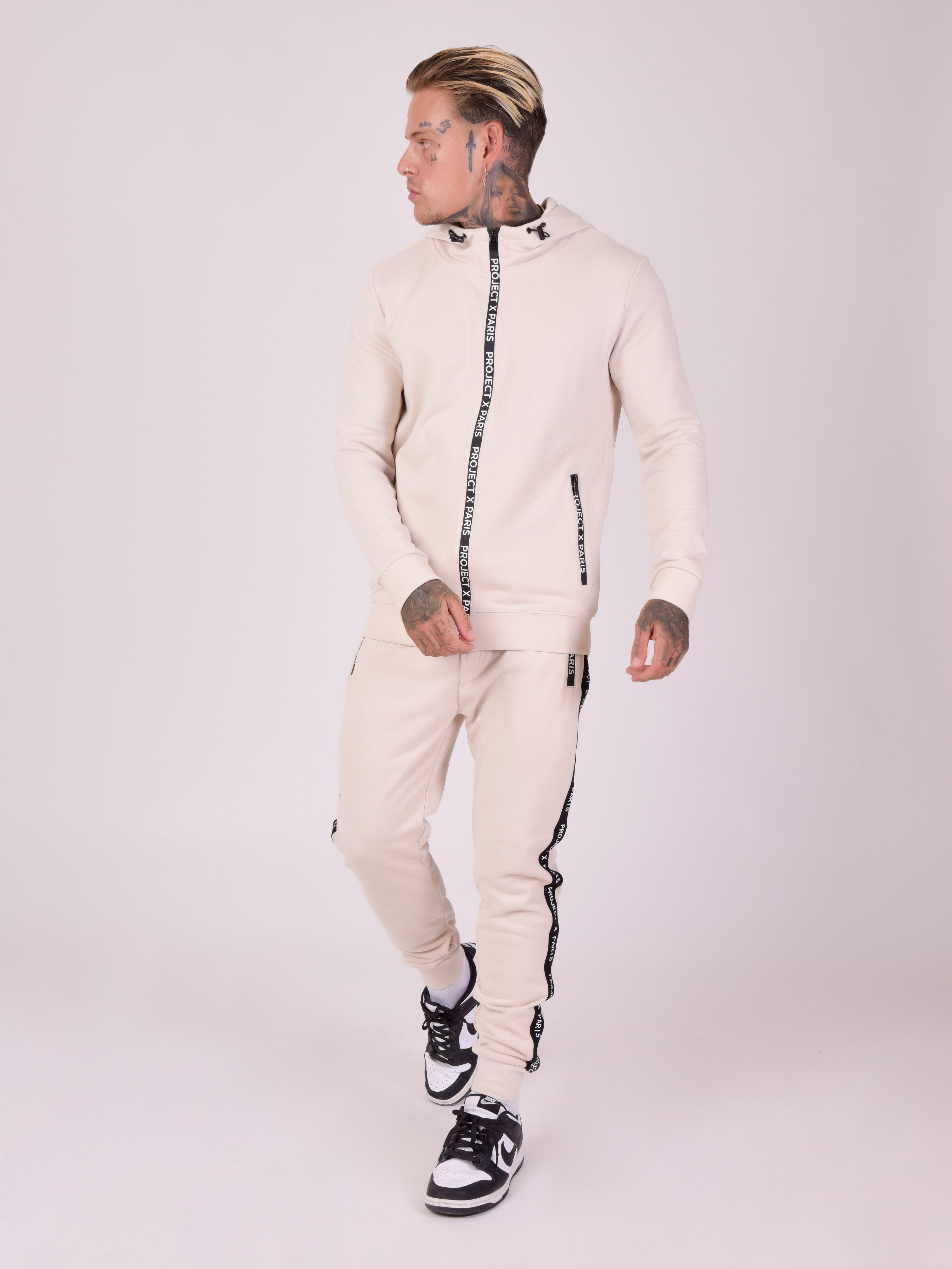 Bas de jogging basic zip logo