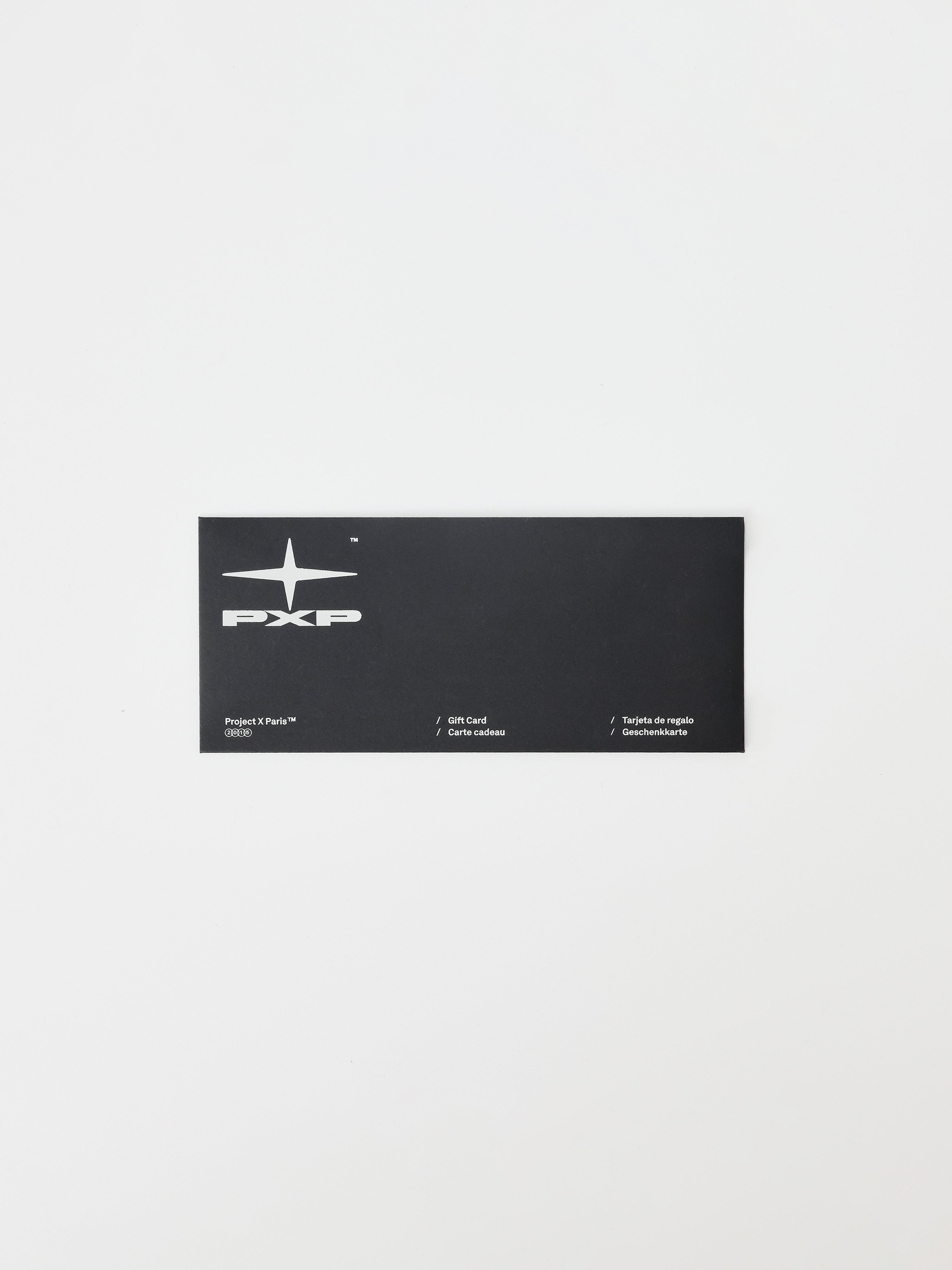 Carte cadeau physique