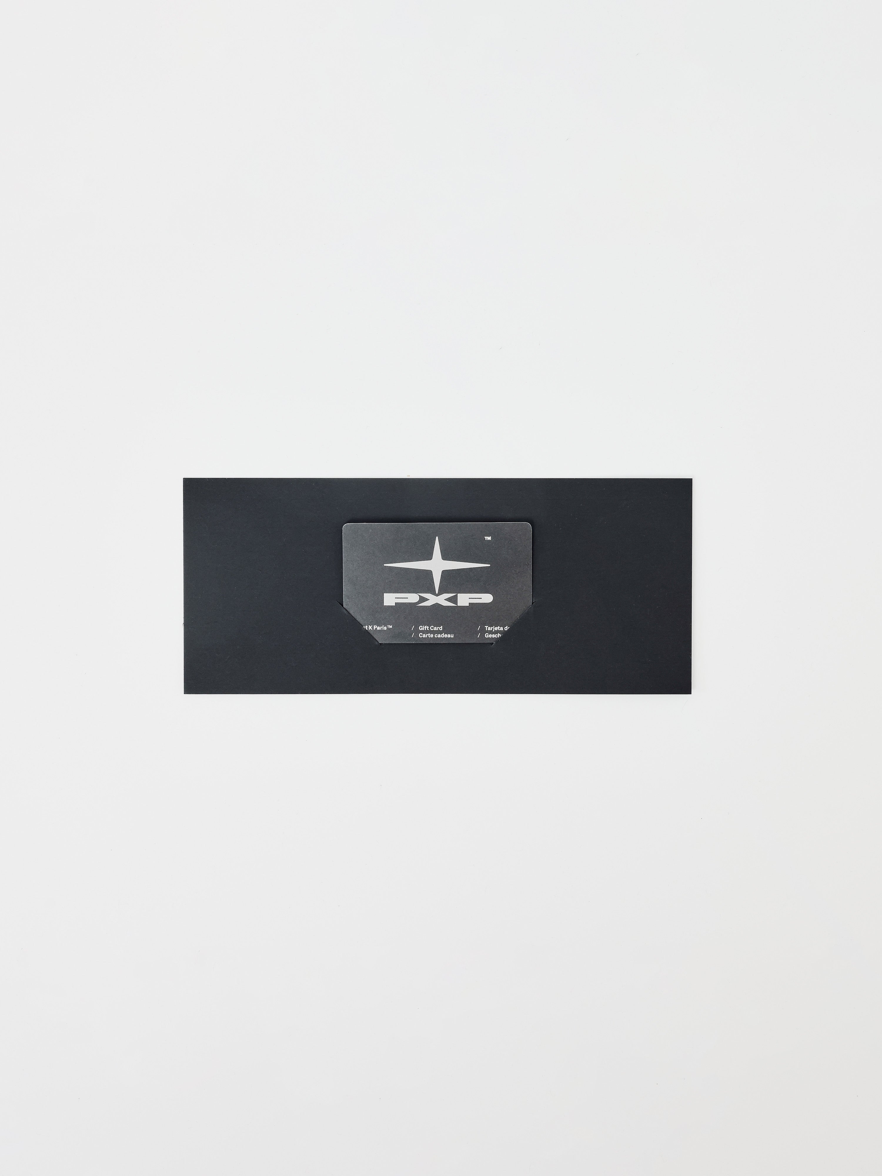 Carte cadeau physique