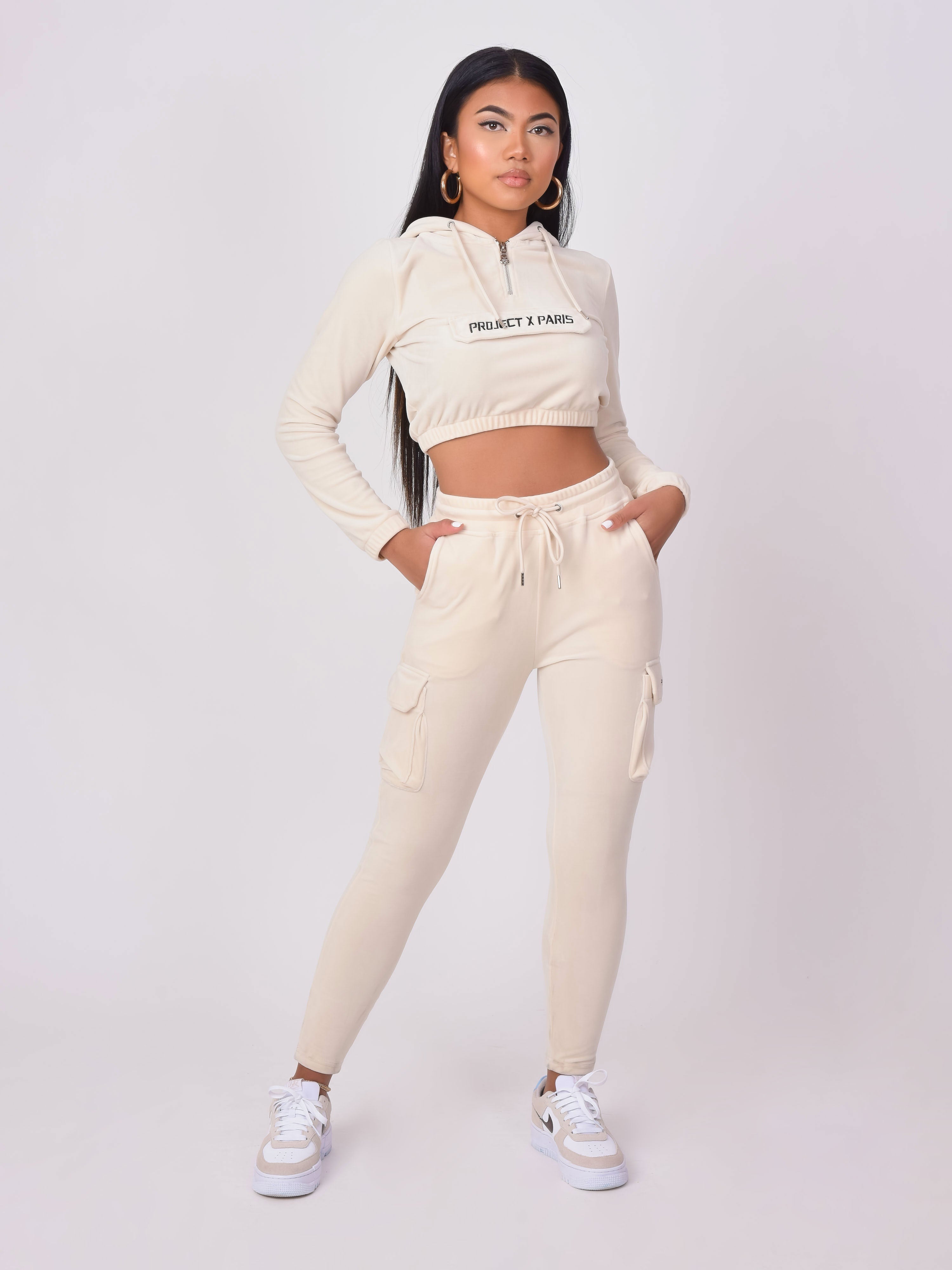 Pantalon de jogging en velours