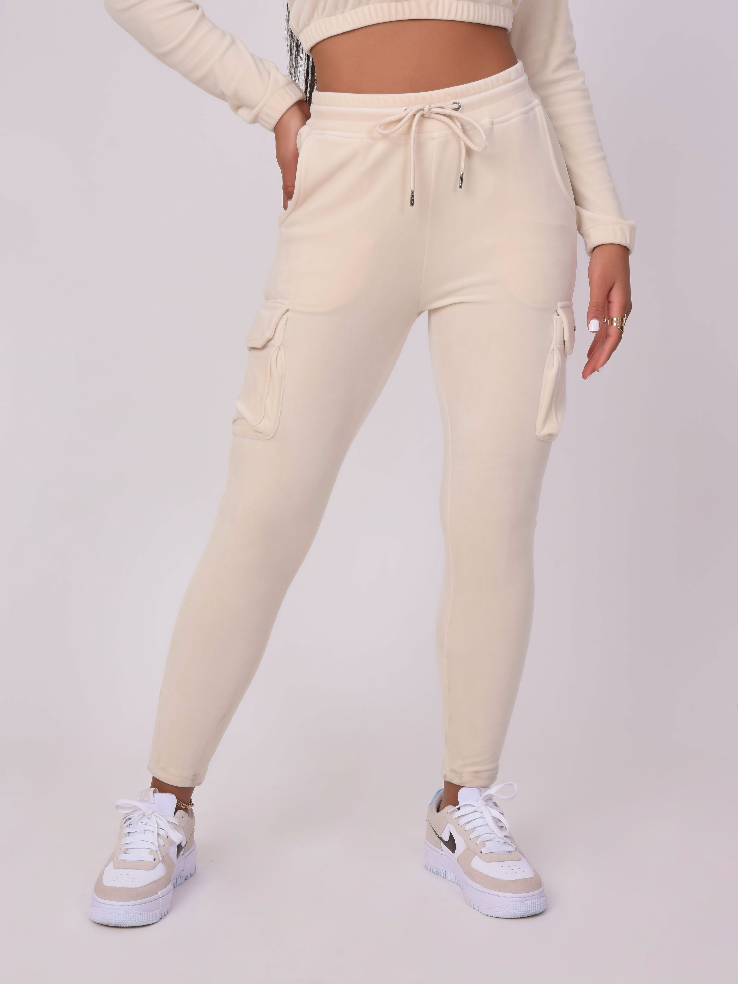 Pantalon de jogging en velours