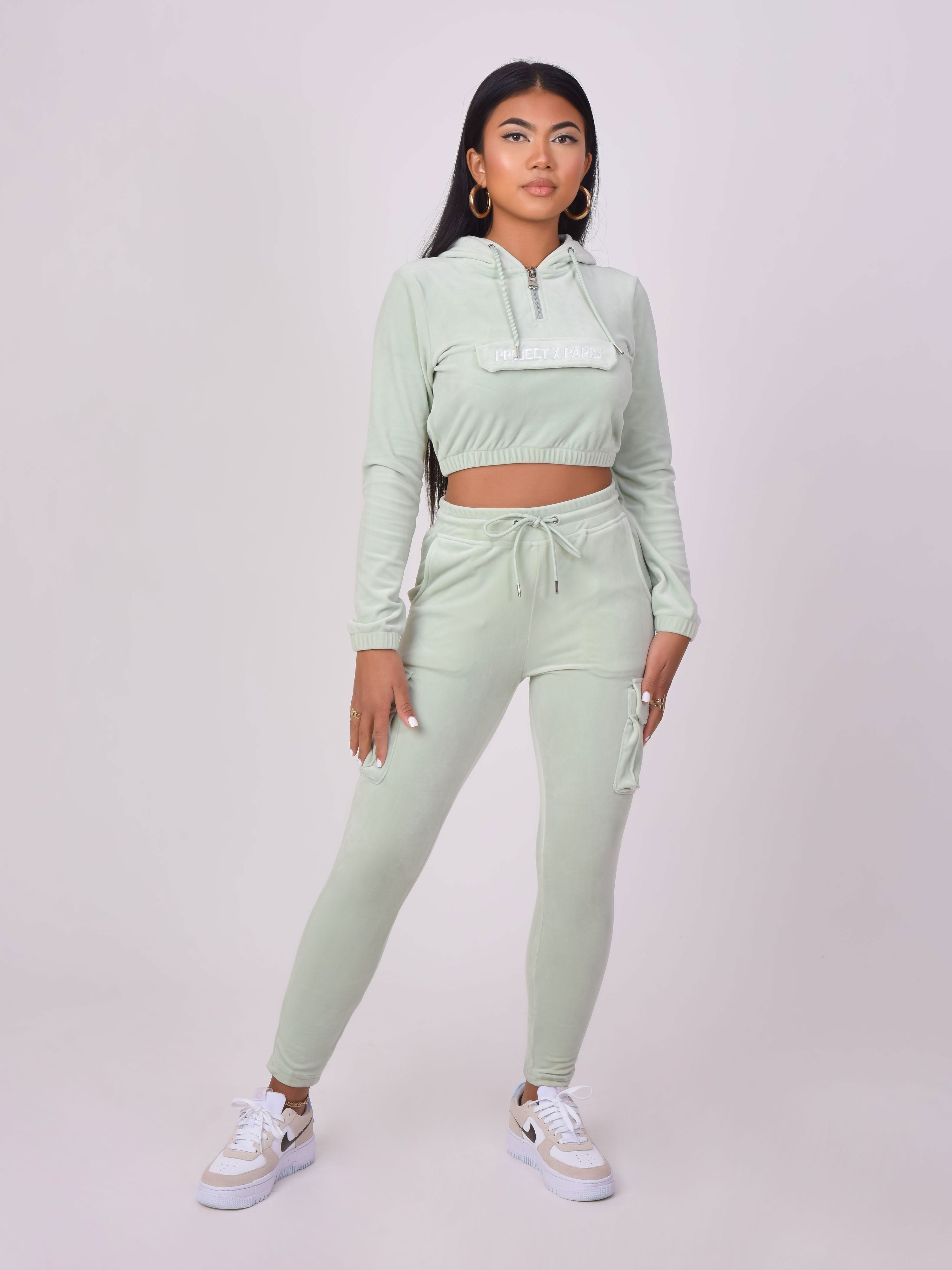 Pantalon de jogging en velours