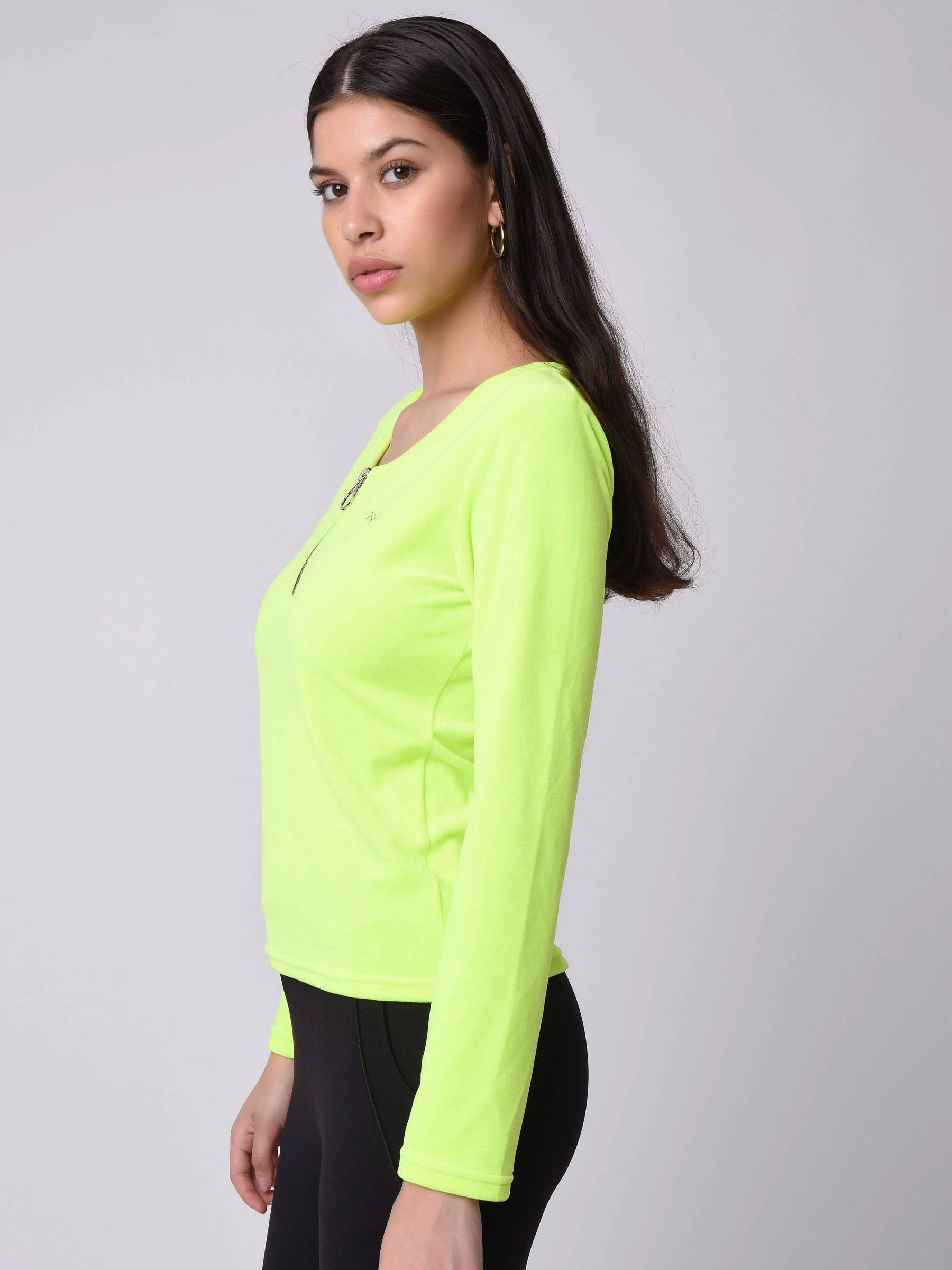 Pull col danseuse zip