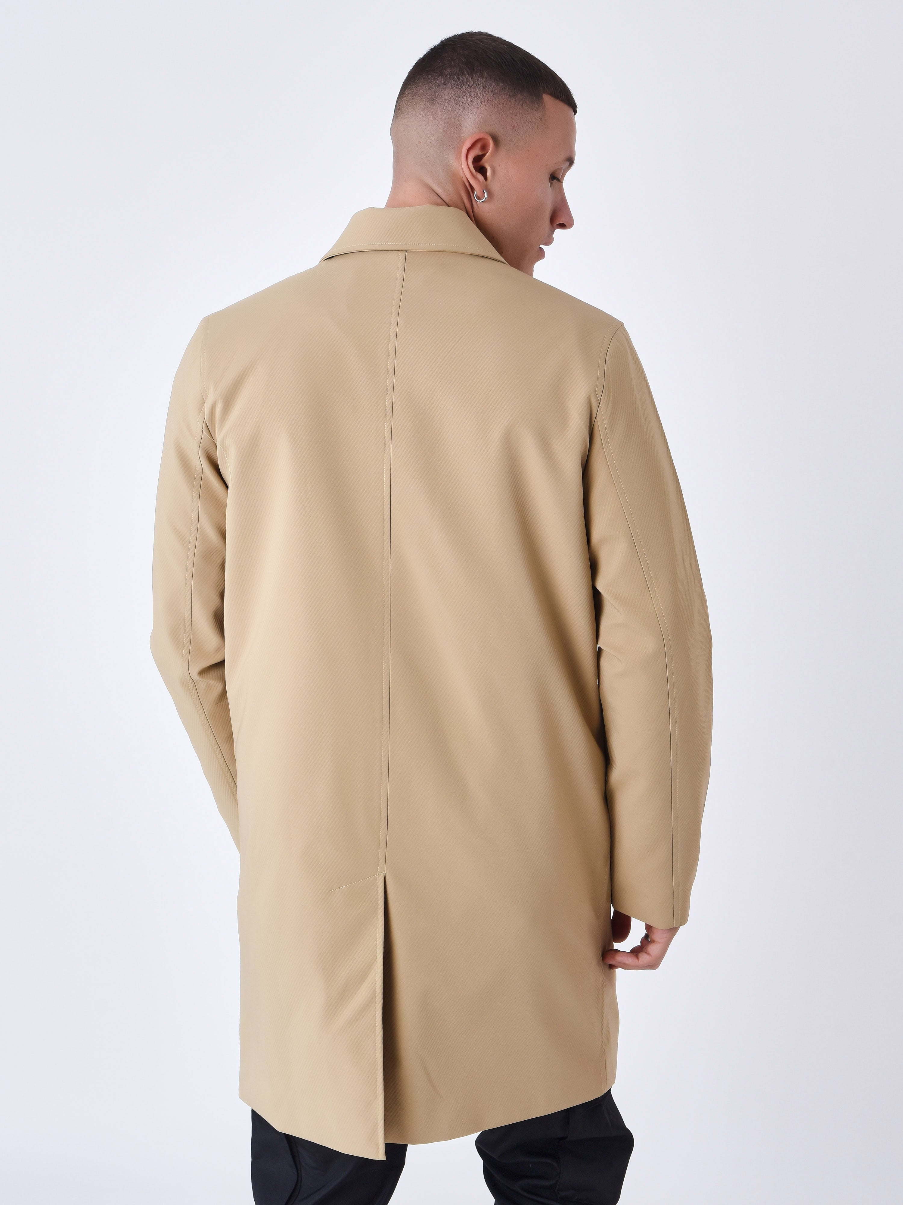 Trenchcoat cotelé