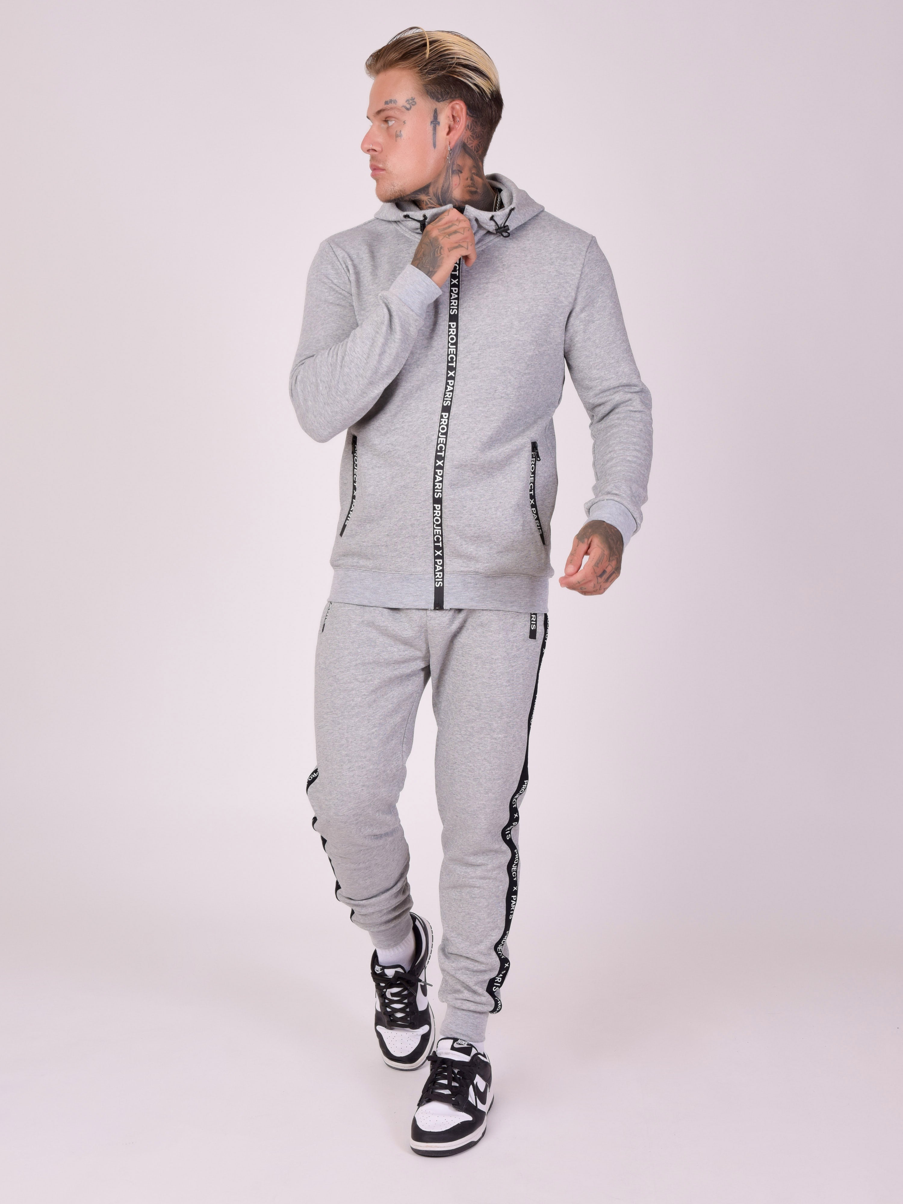 Veste à capuche basic zip logo