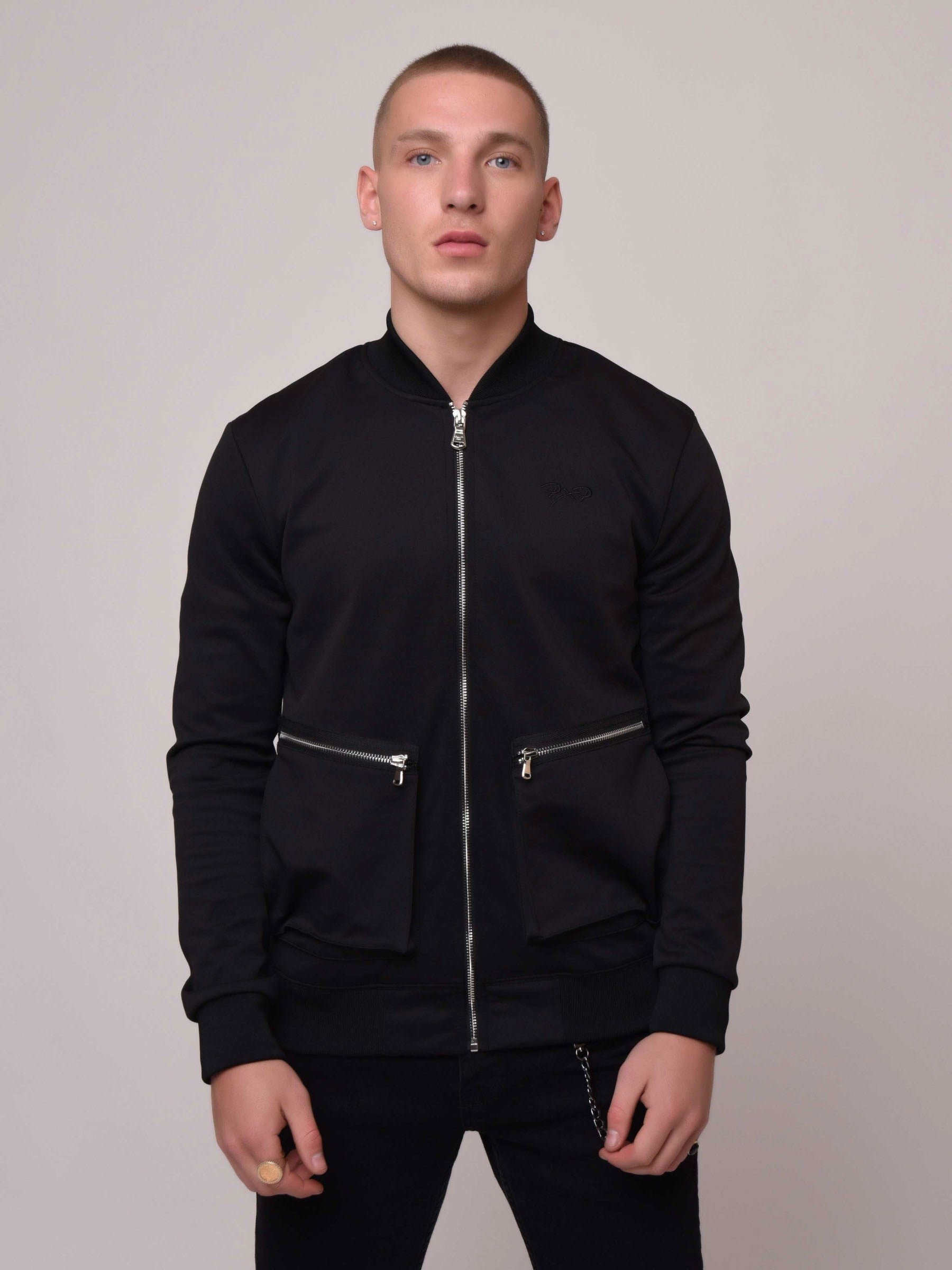 Veste col teddy avec maxi poche zippée