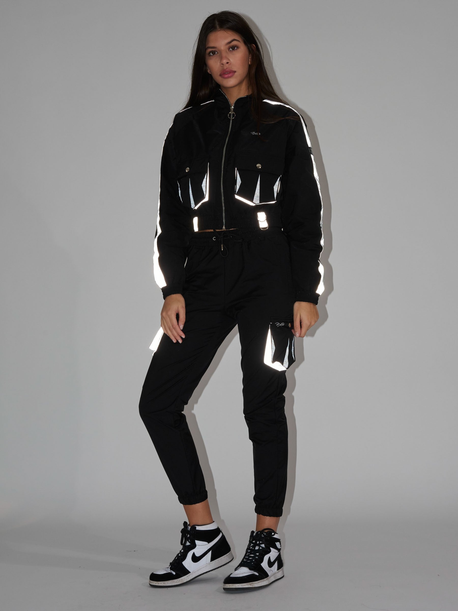 Veste courte poches oversize